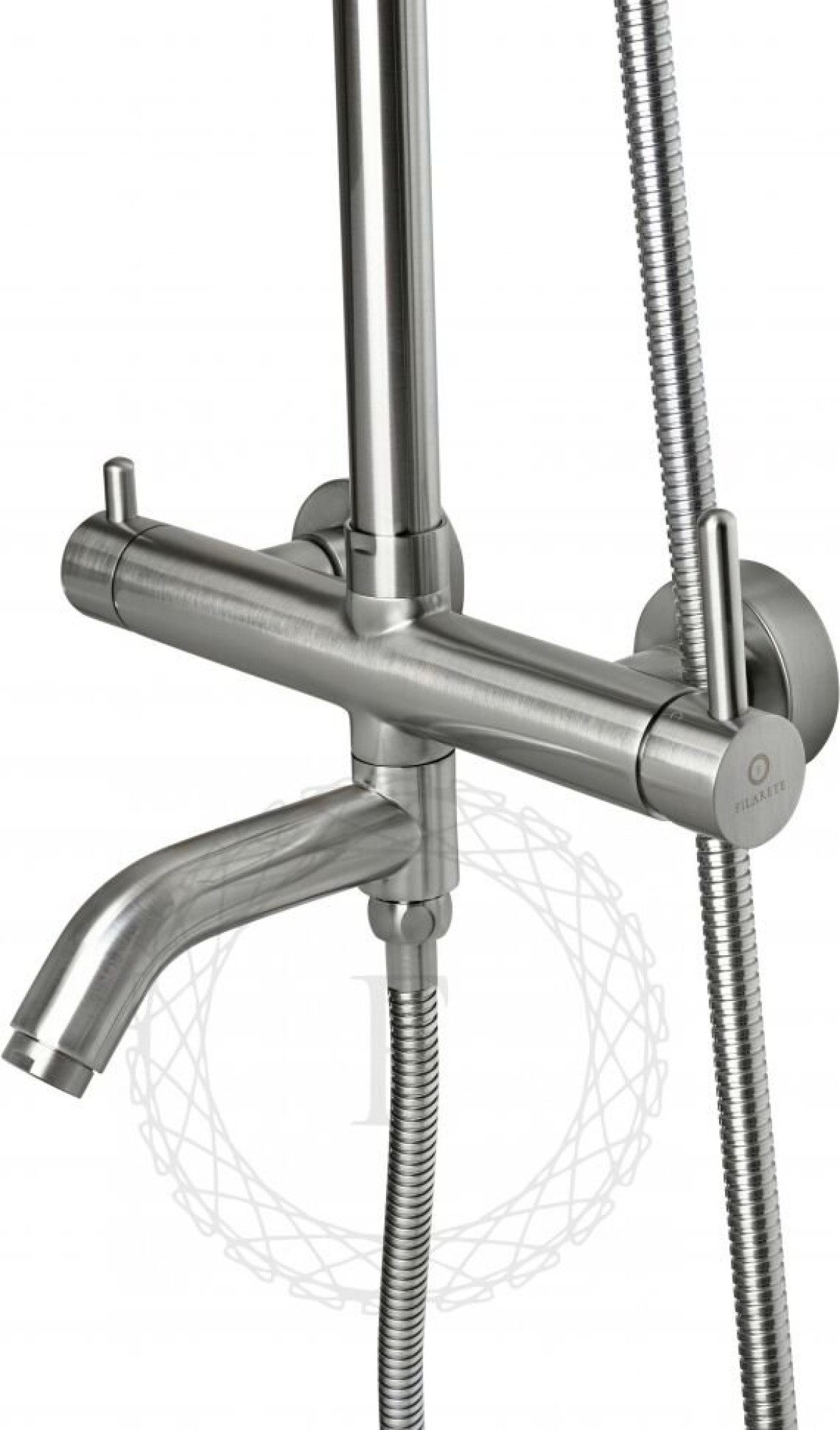 Душевая система  Filarete Roun FL2020 (никель) фото-3