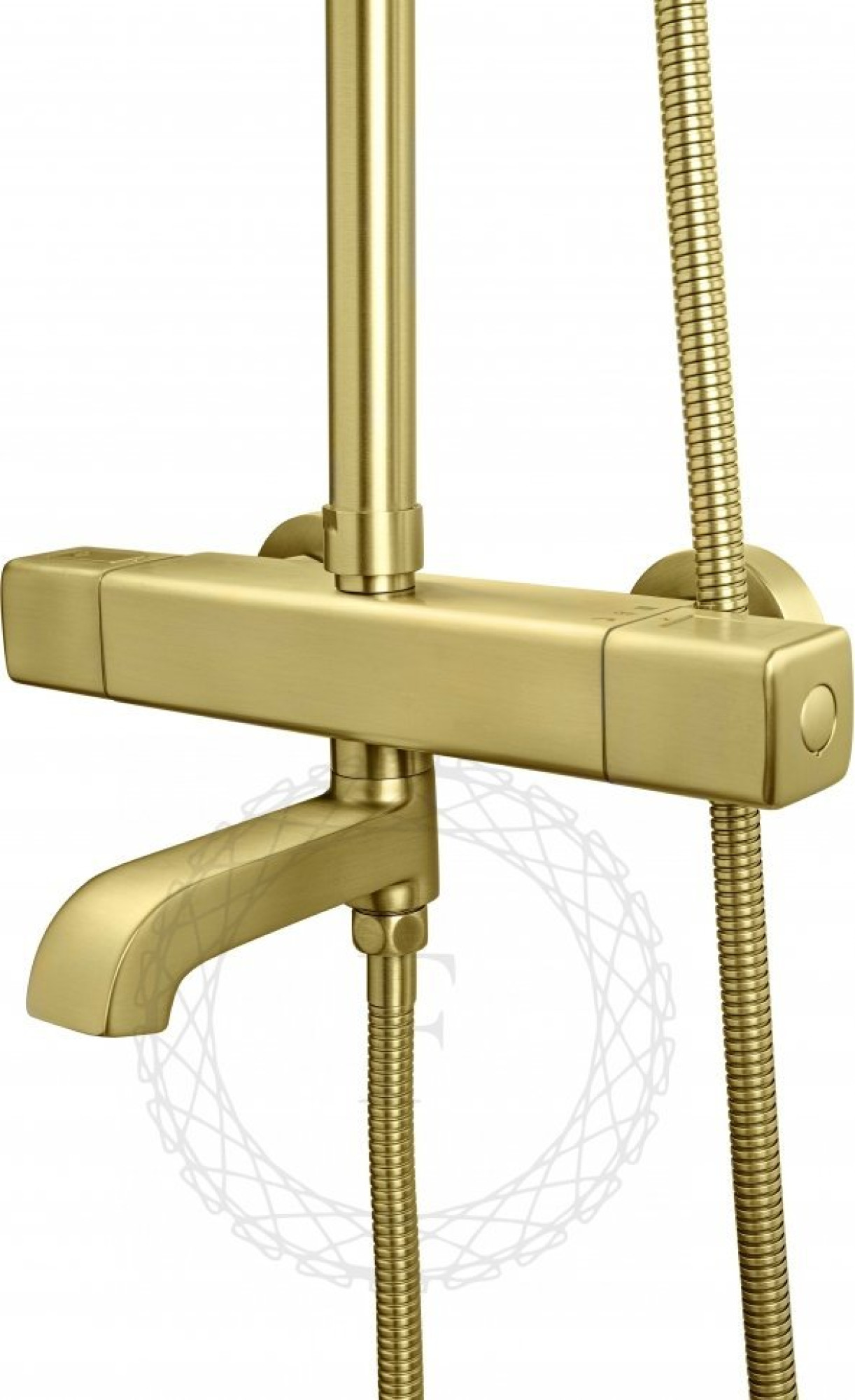 Душевая система  Filarete FL2050 с термостатом (матовое золото) фото-5