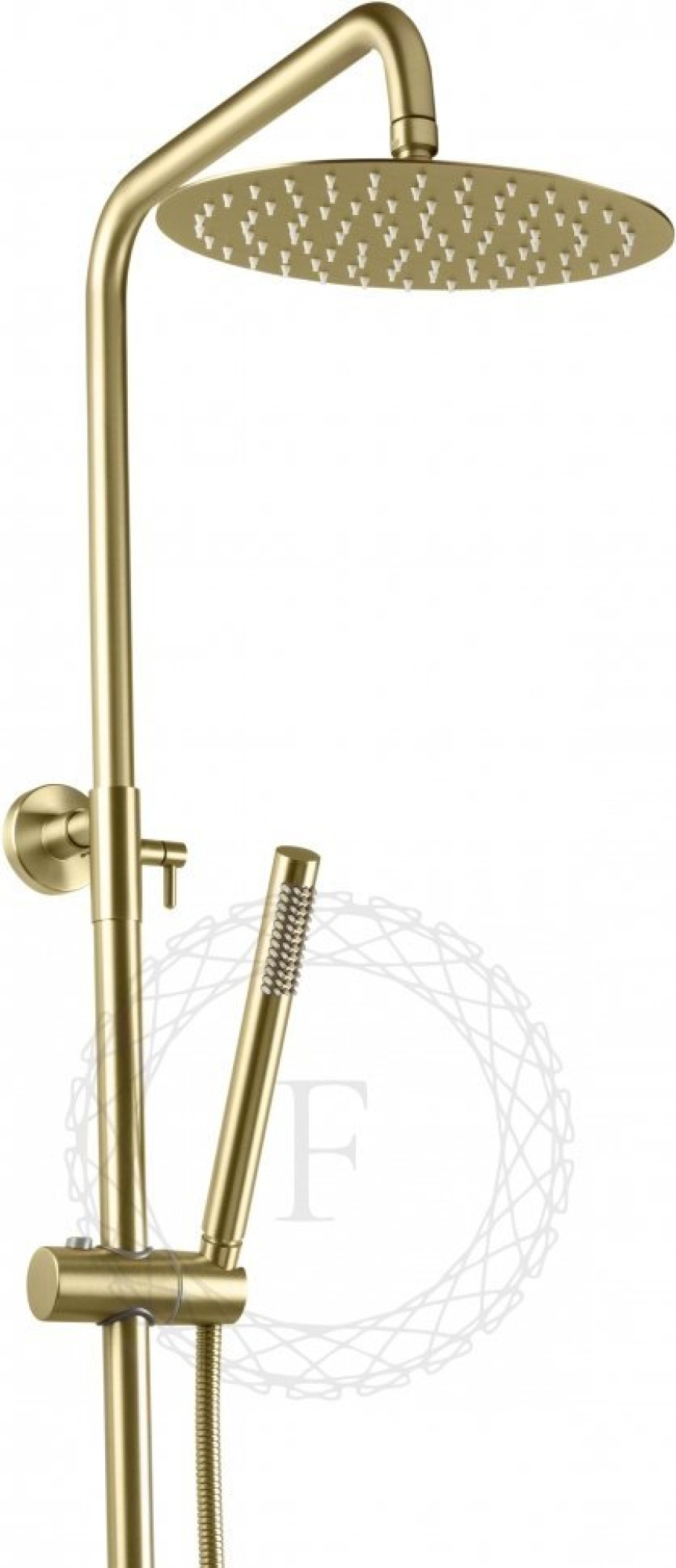 Душевая система  Filarete FL2050 с термостатом (матовое золото) фото-8