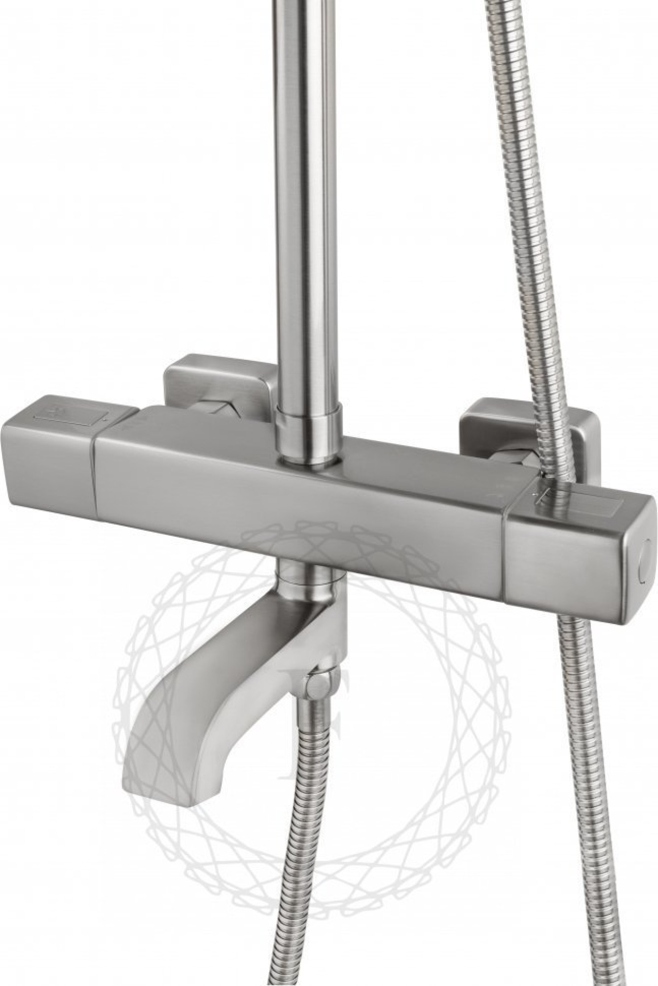 Душевая система  Filarete FL2050 с термостатом (никель) фото-4