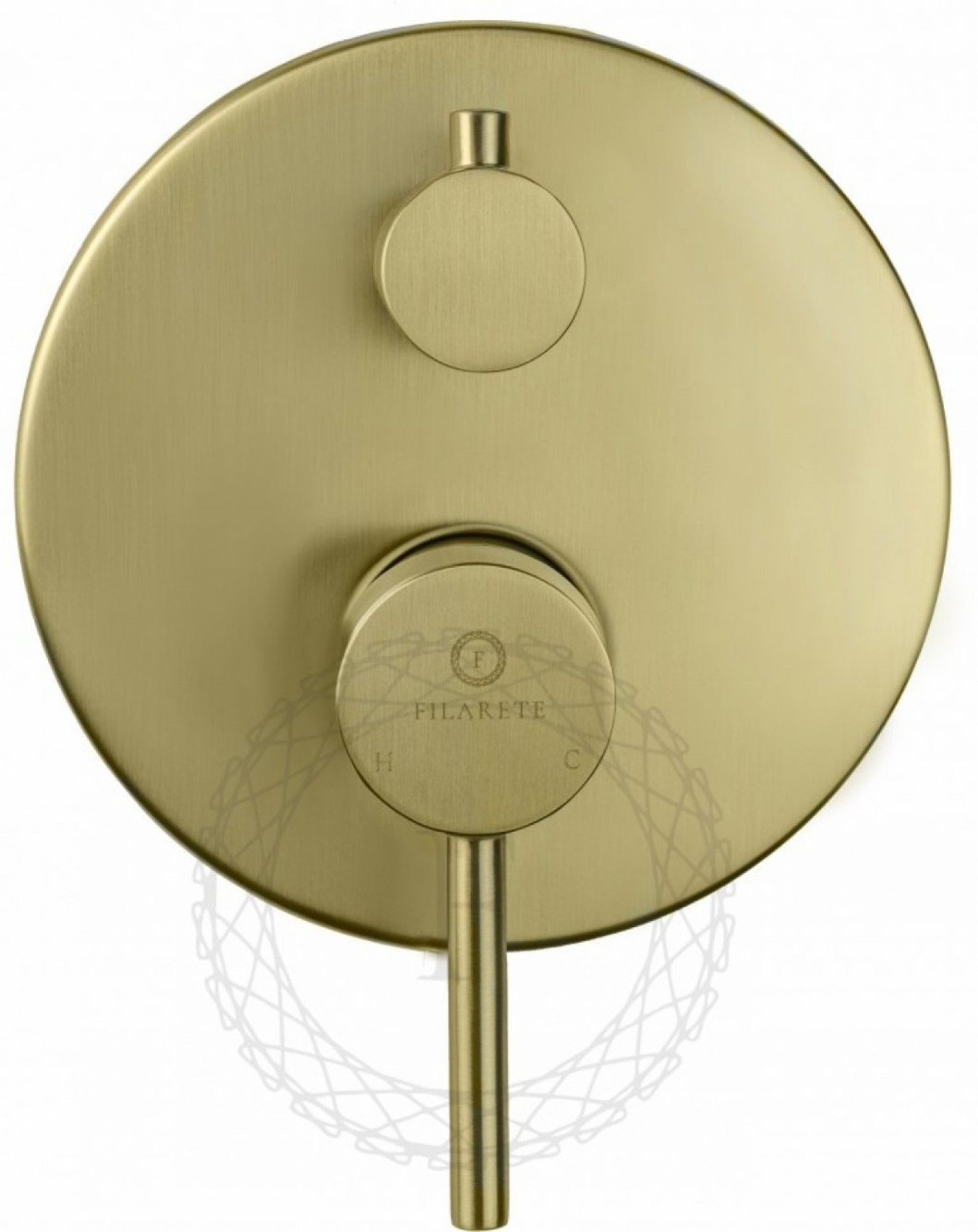 Душевая система  Filarete Roun FL1023 (матовое золото) фото-7