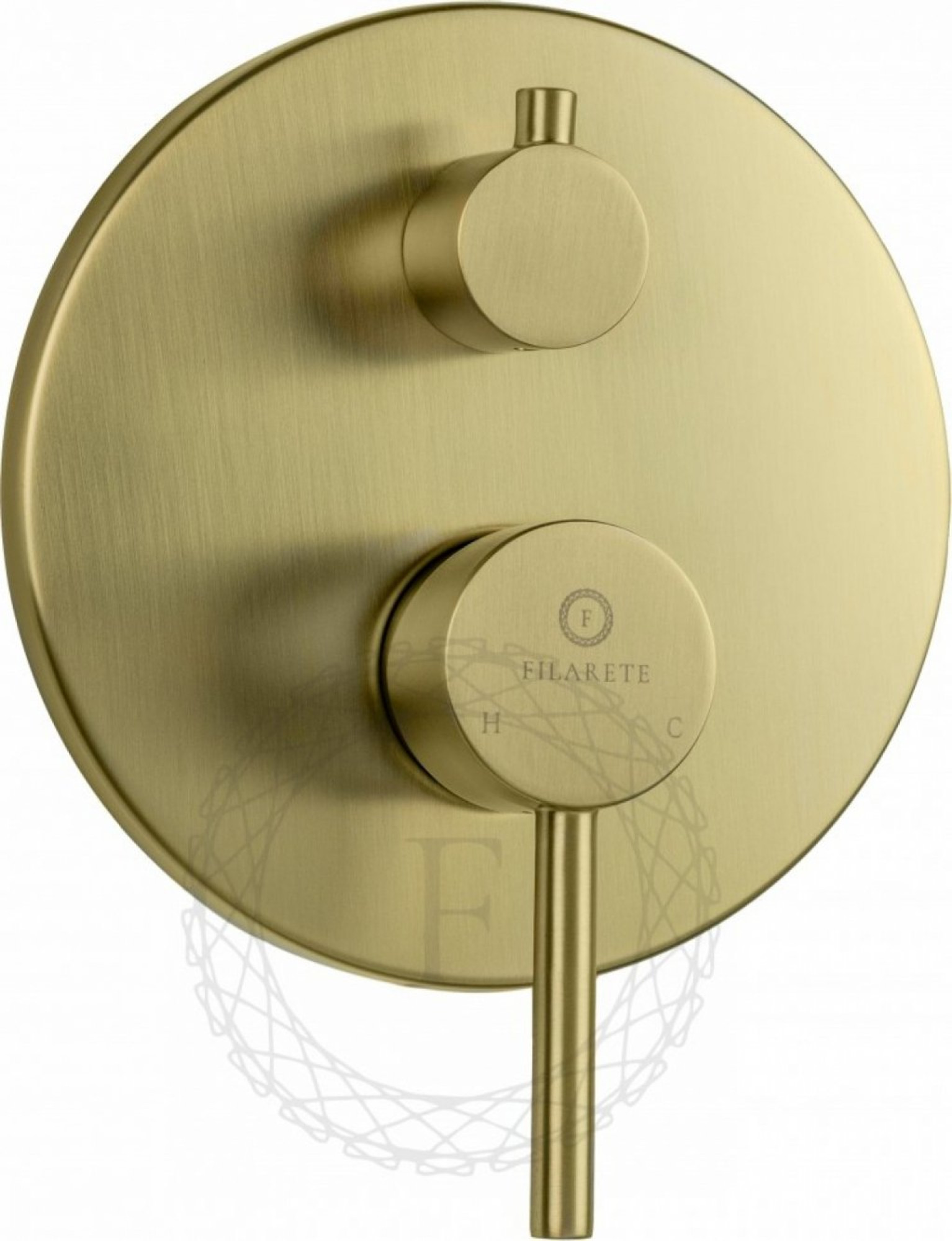 Душевая система  Filarete Roun FL1023 (матовое золото) фото-10