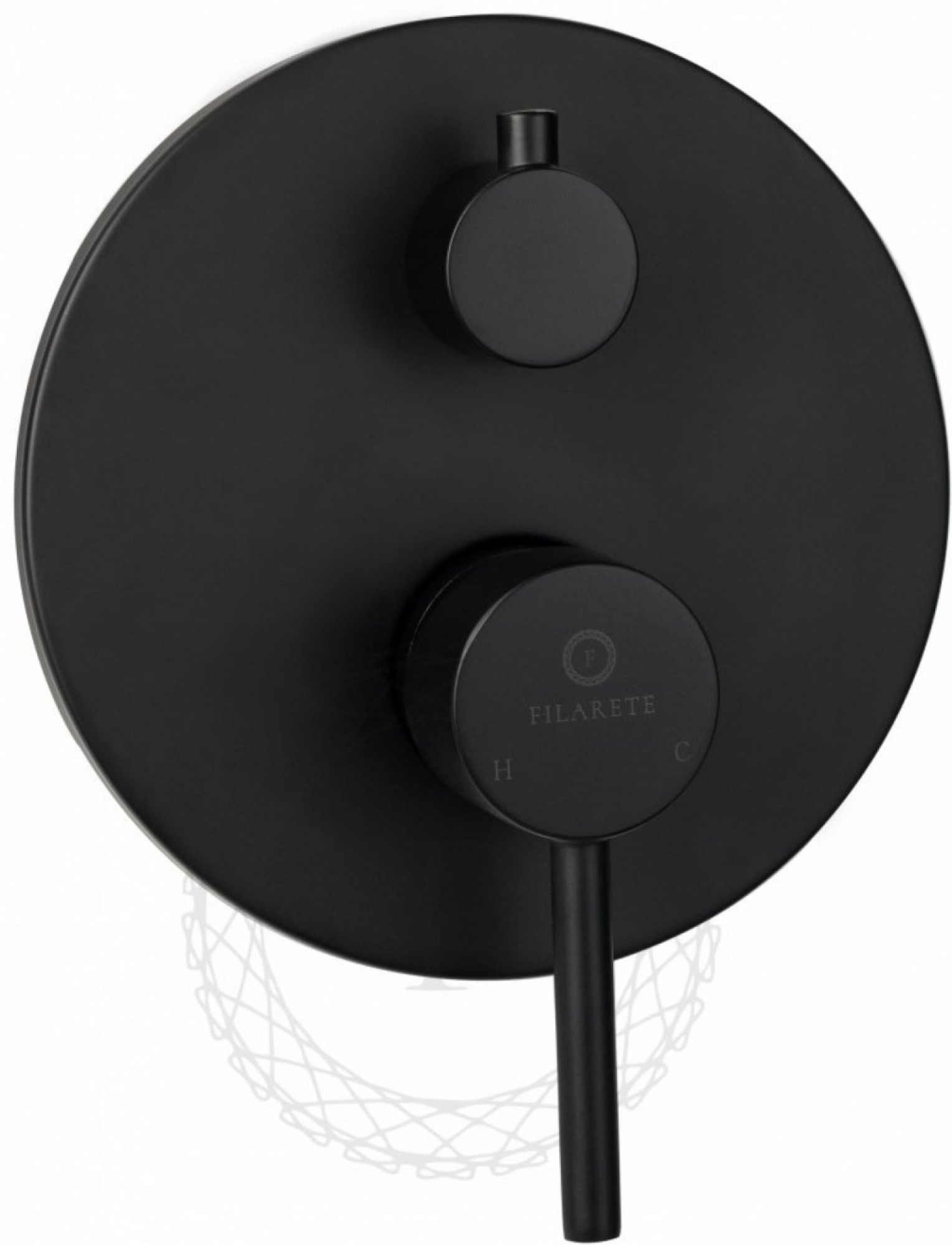 Душевая система  Filarete Roun FL1020 (черный матовый) фото-10