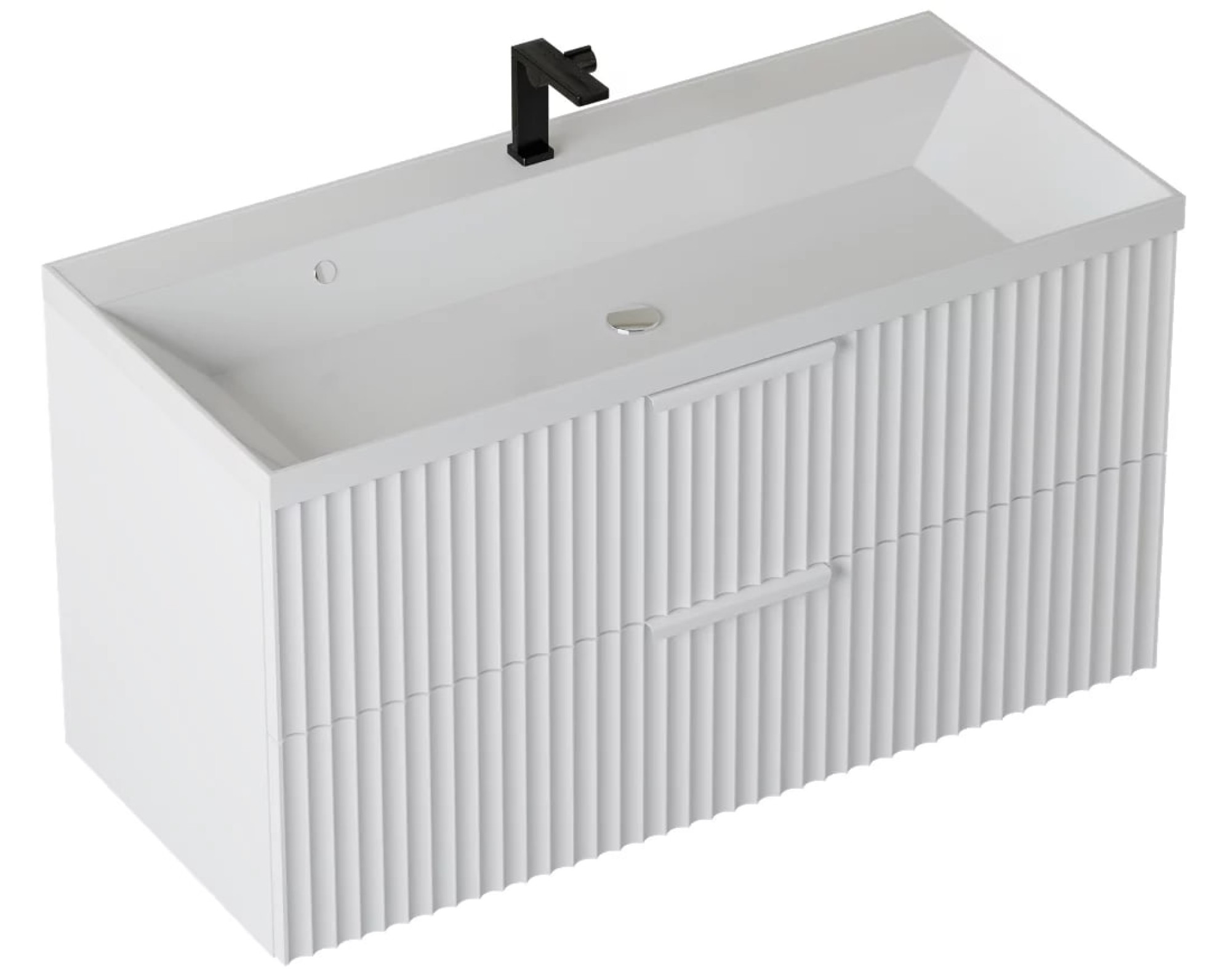 Тумба подвесная Vela Волна 80П под Classica (белый мат) белый хекси TU5872 фото-2