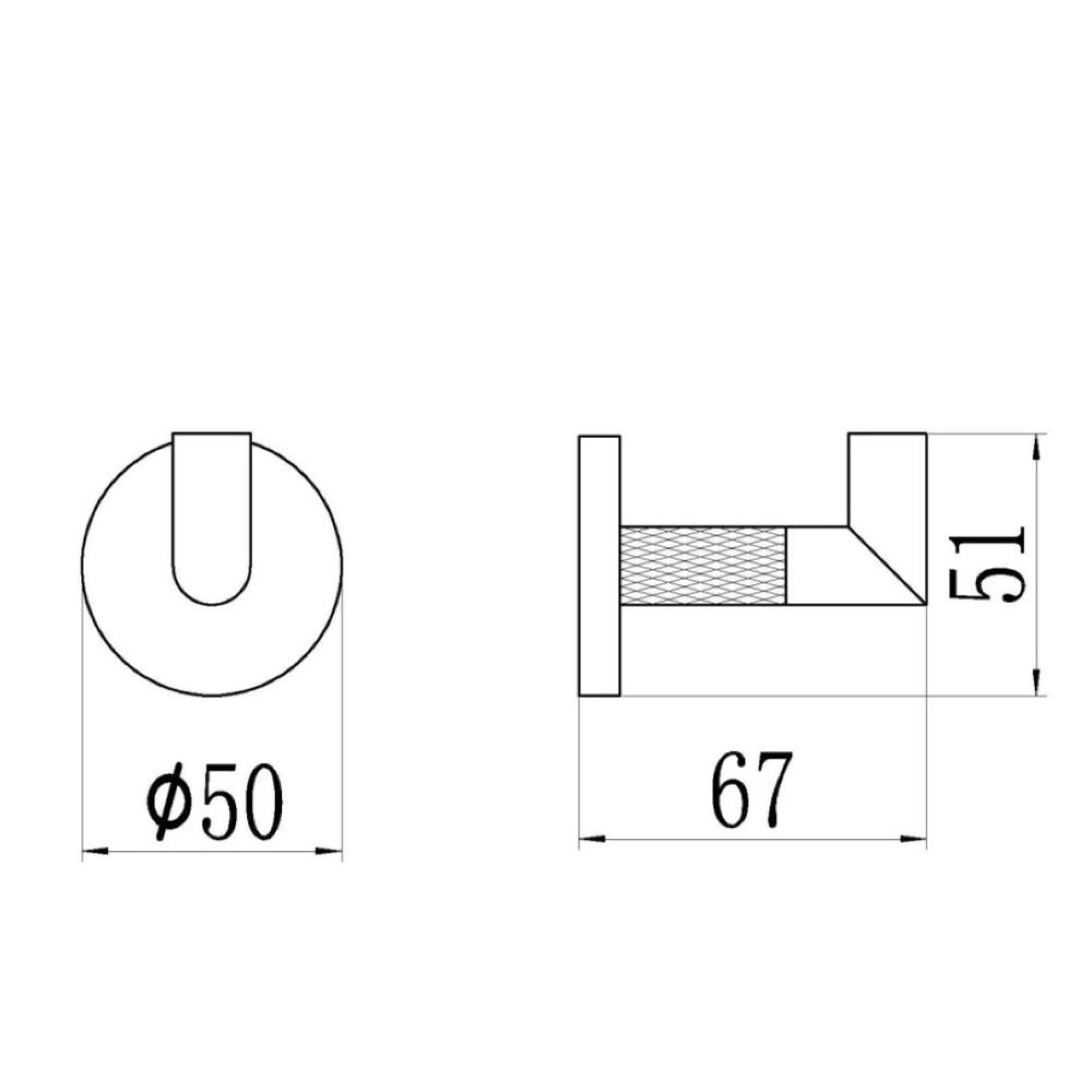 Полотенцедержатель GANZER 19551-S матовое золото - фото2
