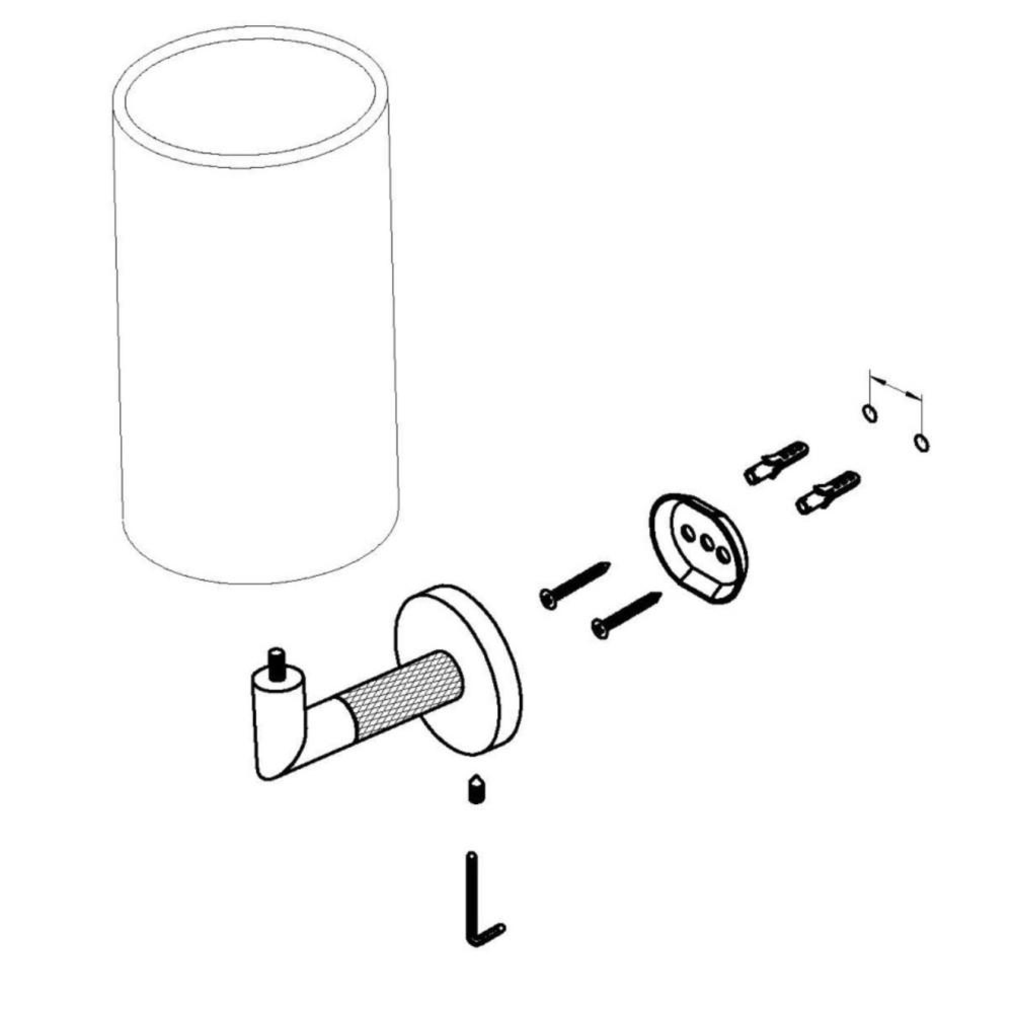 Стакан для зубных щеток GANZER 19560-S матовое золото фото-3
