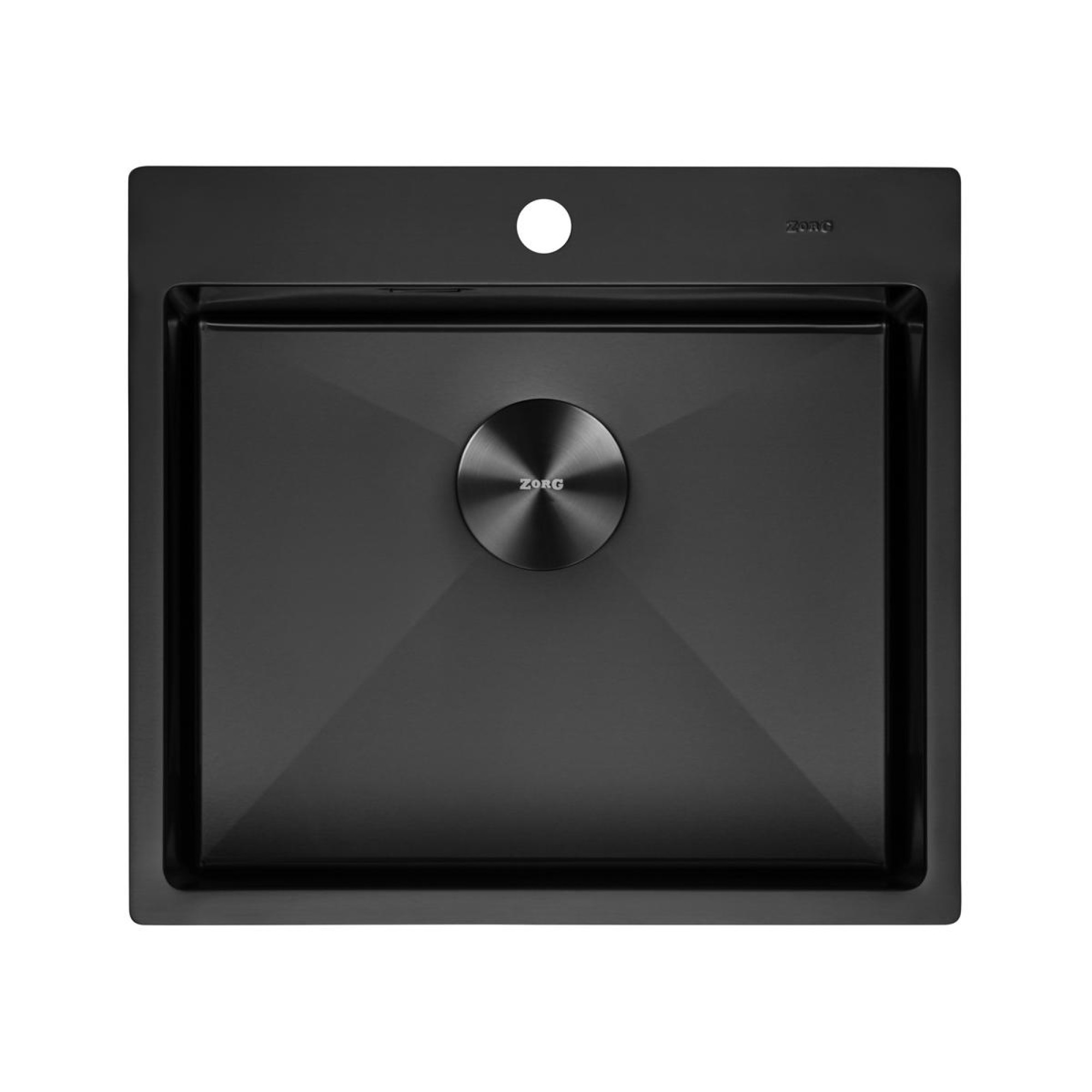 Кухонная мойка ZorG ZRN 5055 Premium PVD Gunblack - фото1