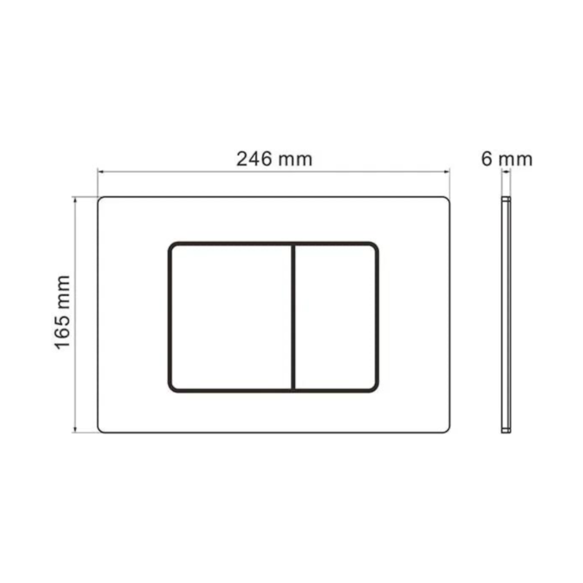 Панель смыва Roxen Steel 420280GB фото-4