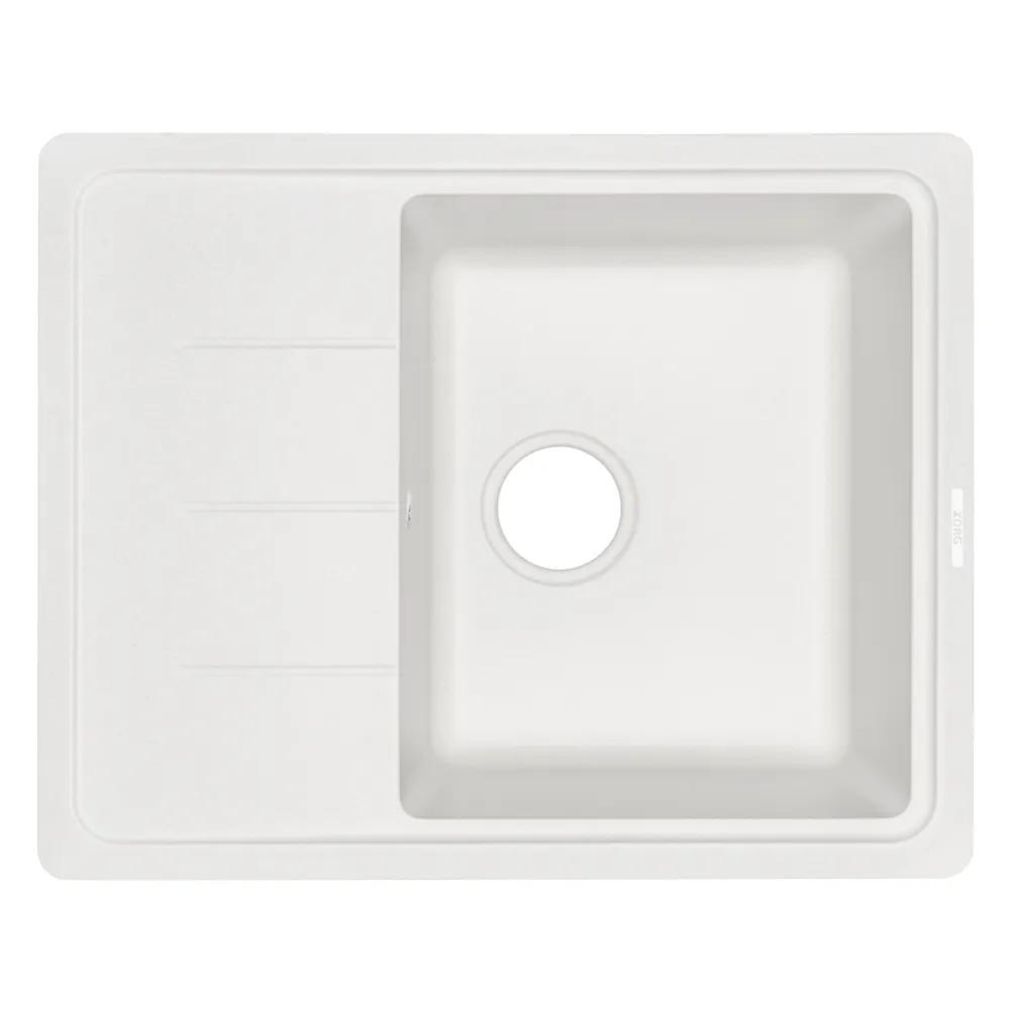 Кухонная мойка ZorG Torino 62 (белый камень) - фото1