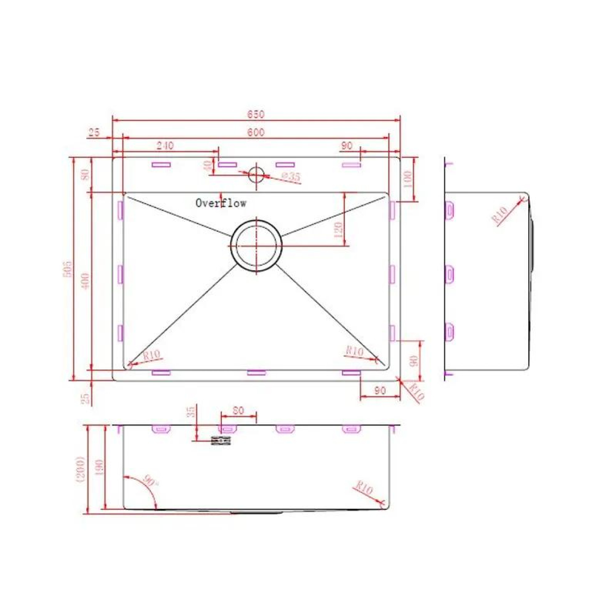 Кухонная мойка ZorG ZRN 5065 Premium фото-3