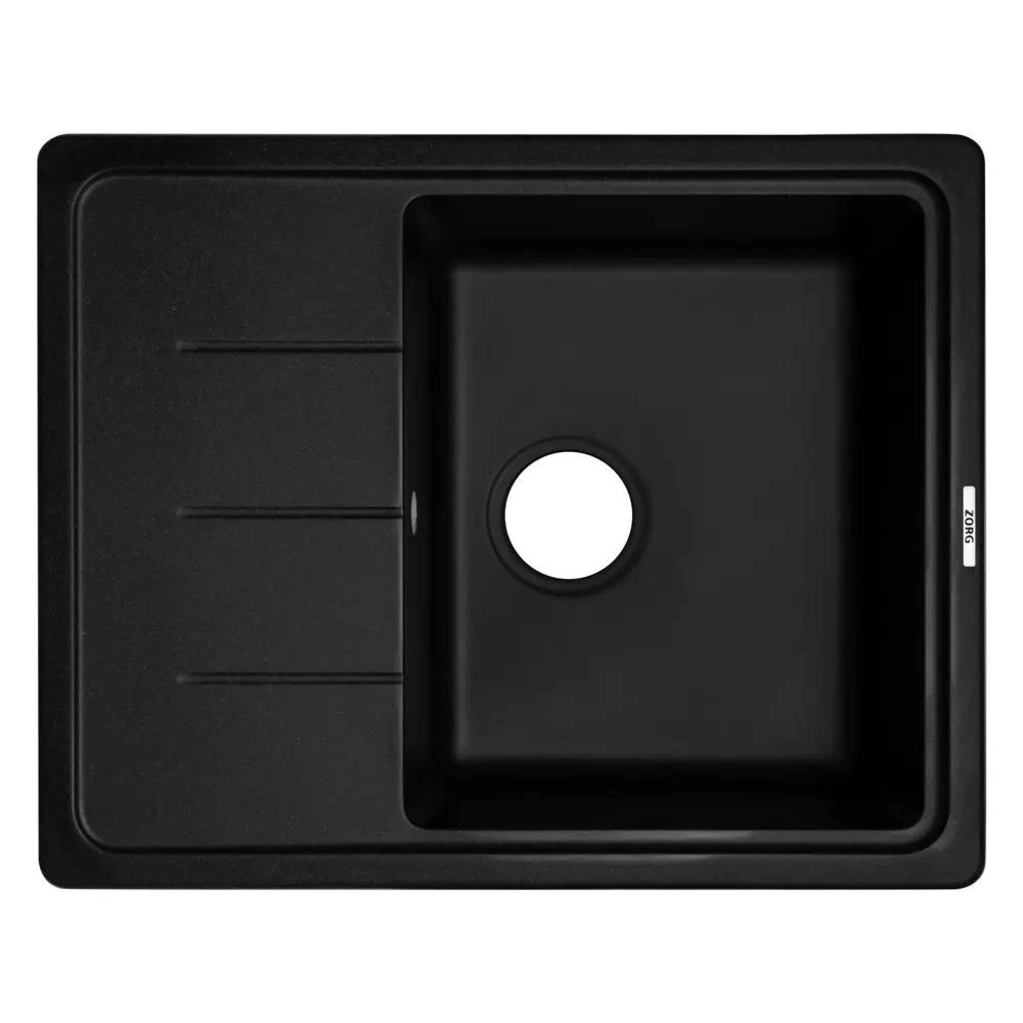 Кухонная мойка ZorG Torino 62 (черный опал) - фото1 Кухонная мойка ZorG Torino 62 (черный опал) - фото1