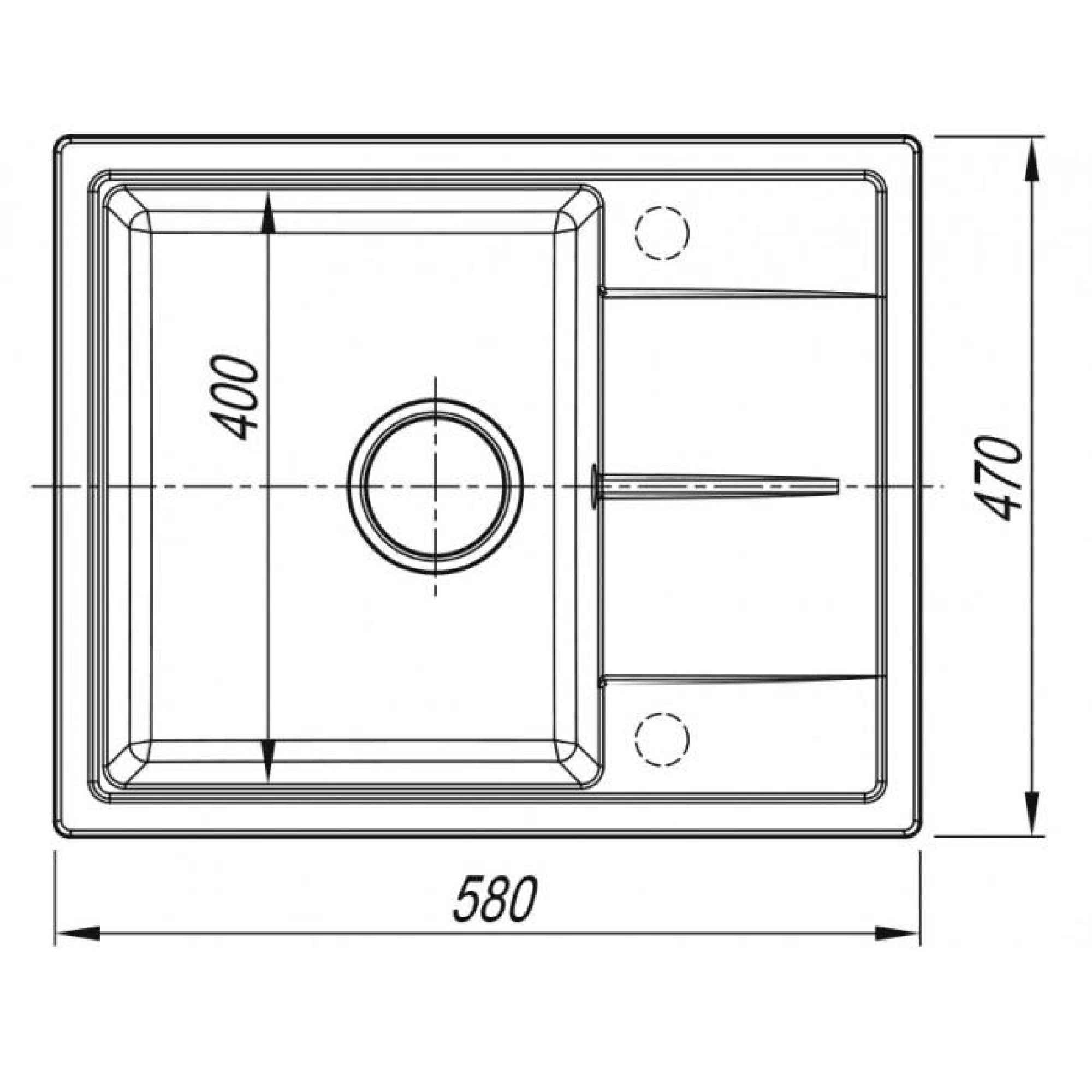 Кухонная мойка ARFEKA Alexia 58 Shadow Grey фото-5 Кухонная мойка ARFEKA Alexia 58 Shadow Grey фото-5