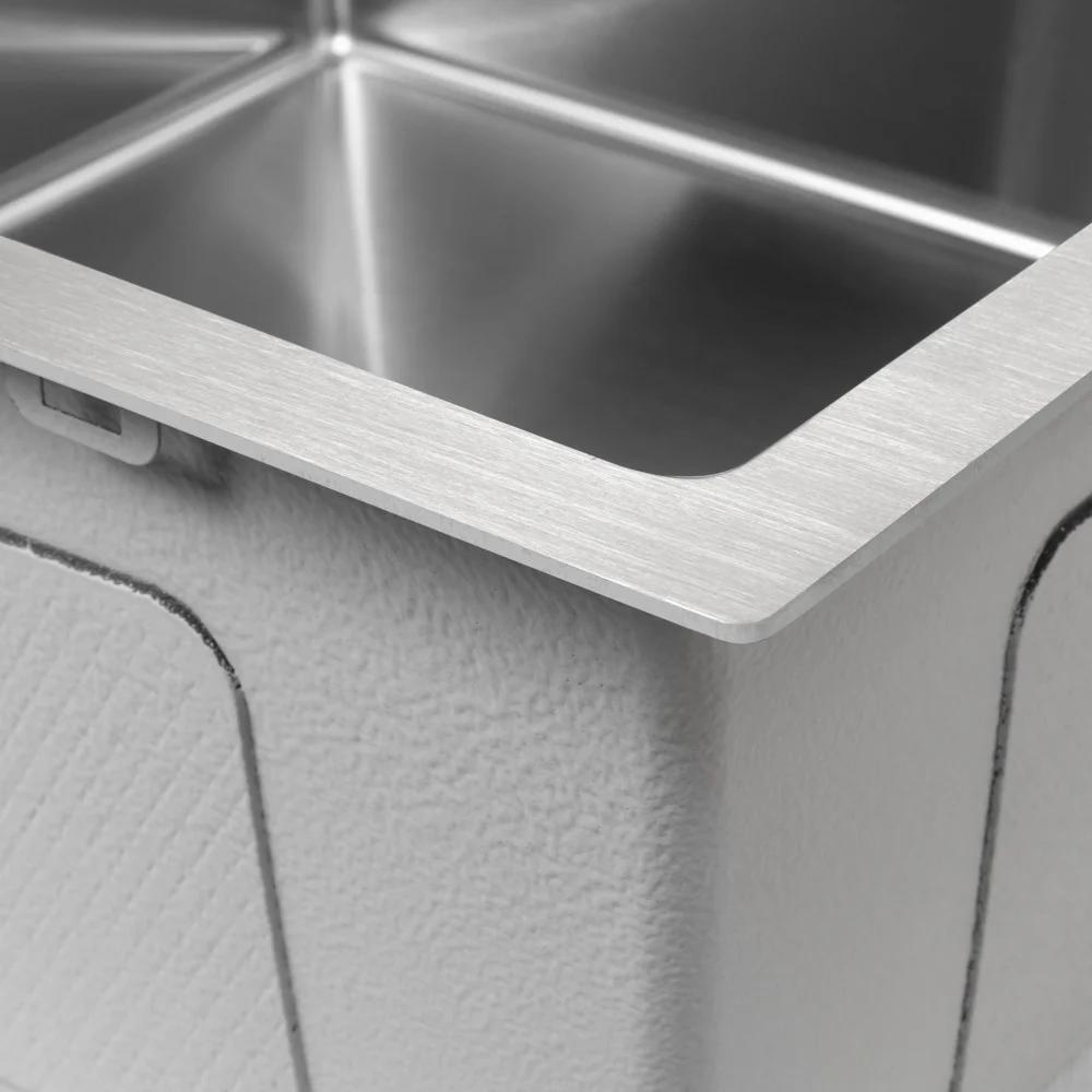 Кухонная мойка ARFEKA ECO AR 450*450 SATIN фото-3