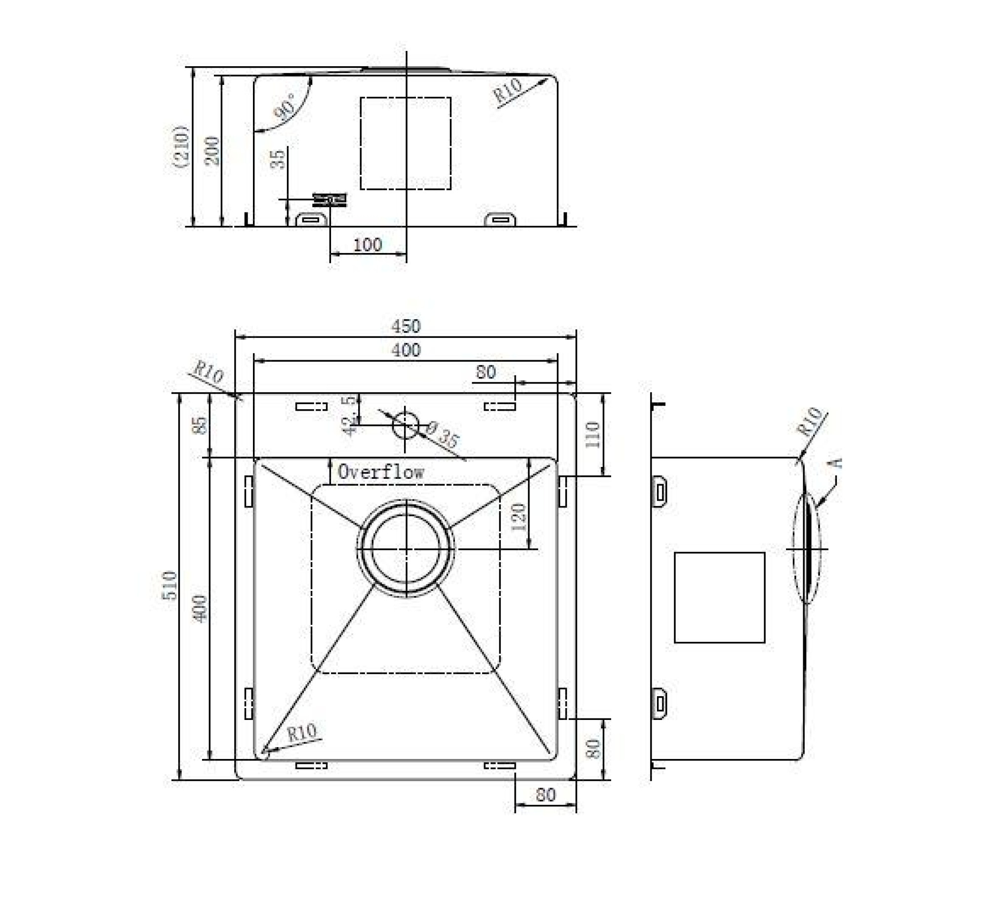 Кухонная мойка ZorG ZRE 4551 graphite фото-5