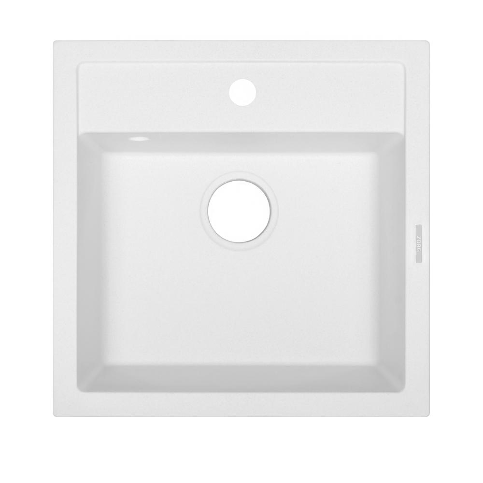 Кухонная мойка ZorG Como 51 (белый камень) фото-4