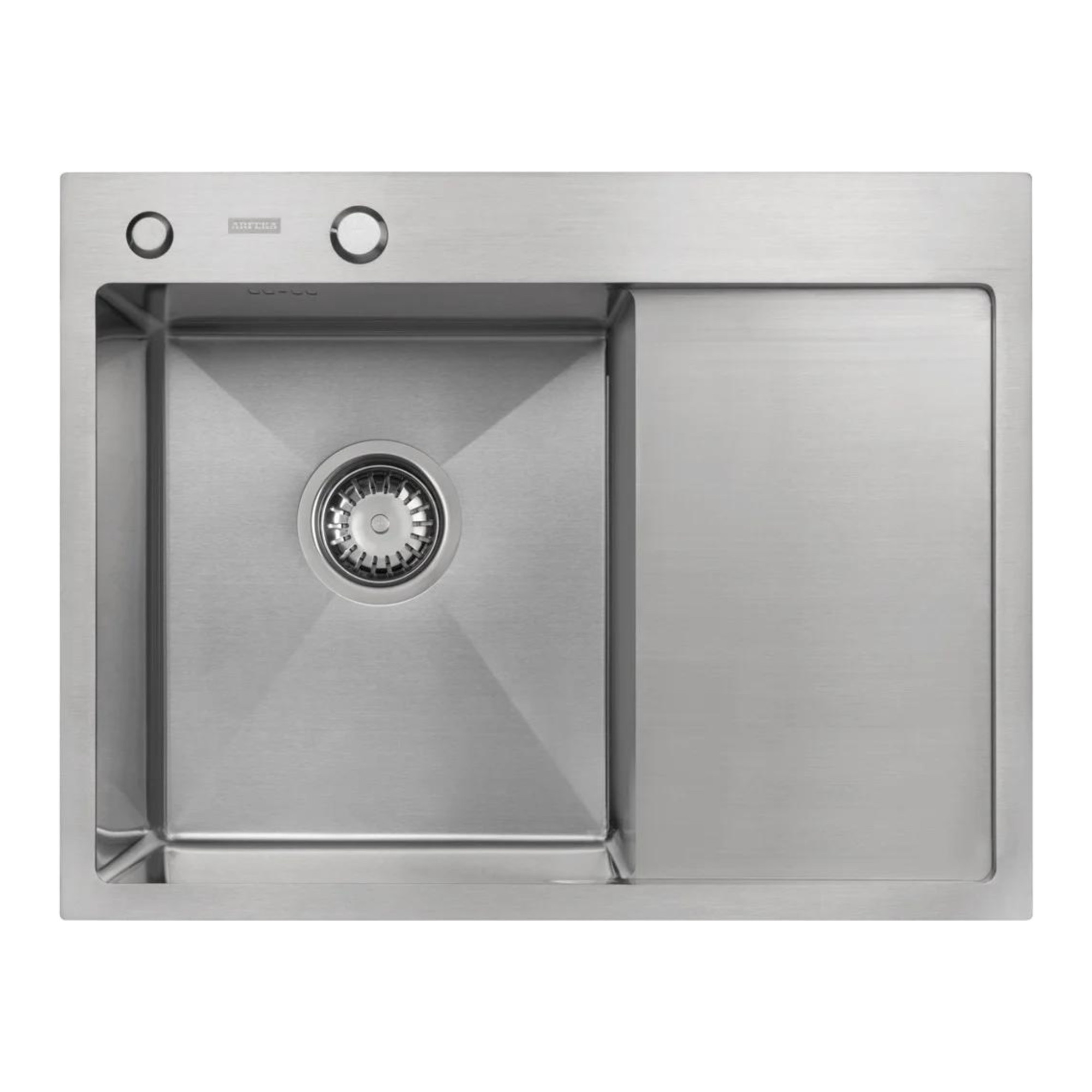 Кухонная мойка ARFEKA ECO AR 650*500 L SATIN - фото1