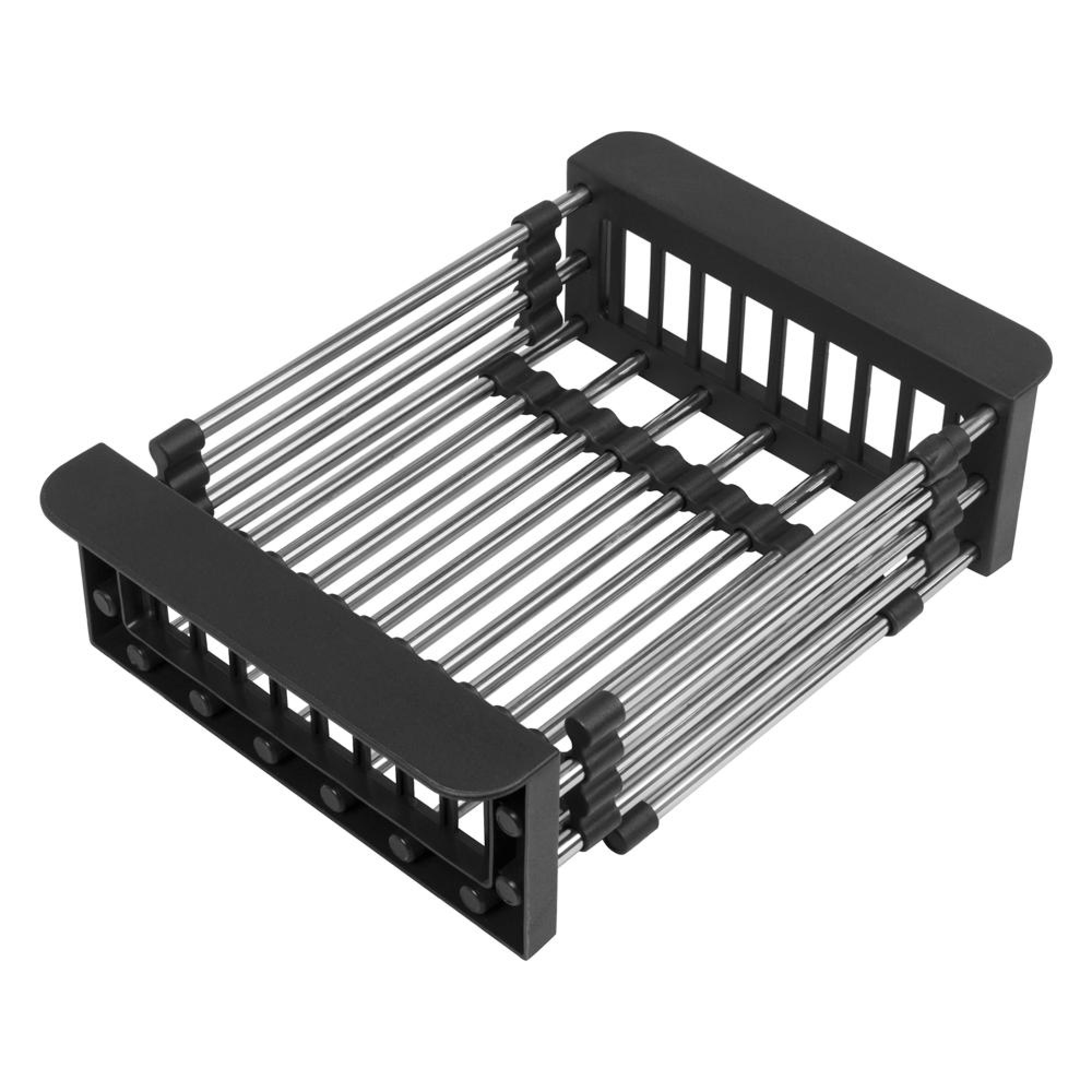 Кухонная мойка ARFEKA Eco AR мойка 450*500, коландер, дозатор Black фото-3