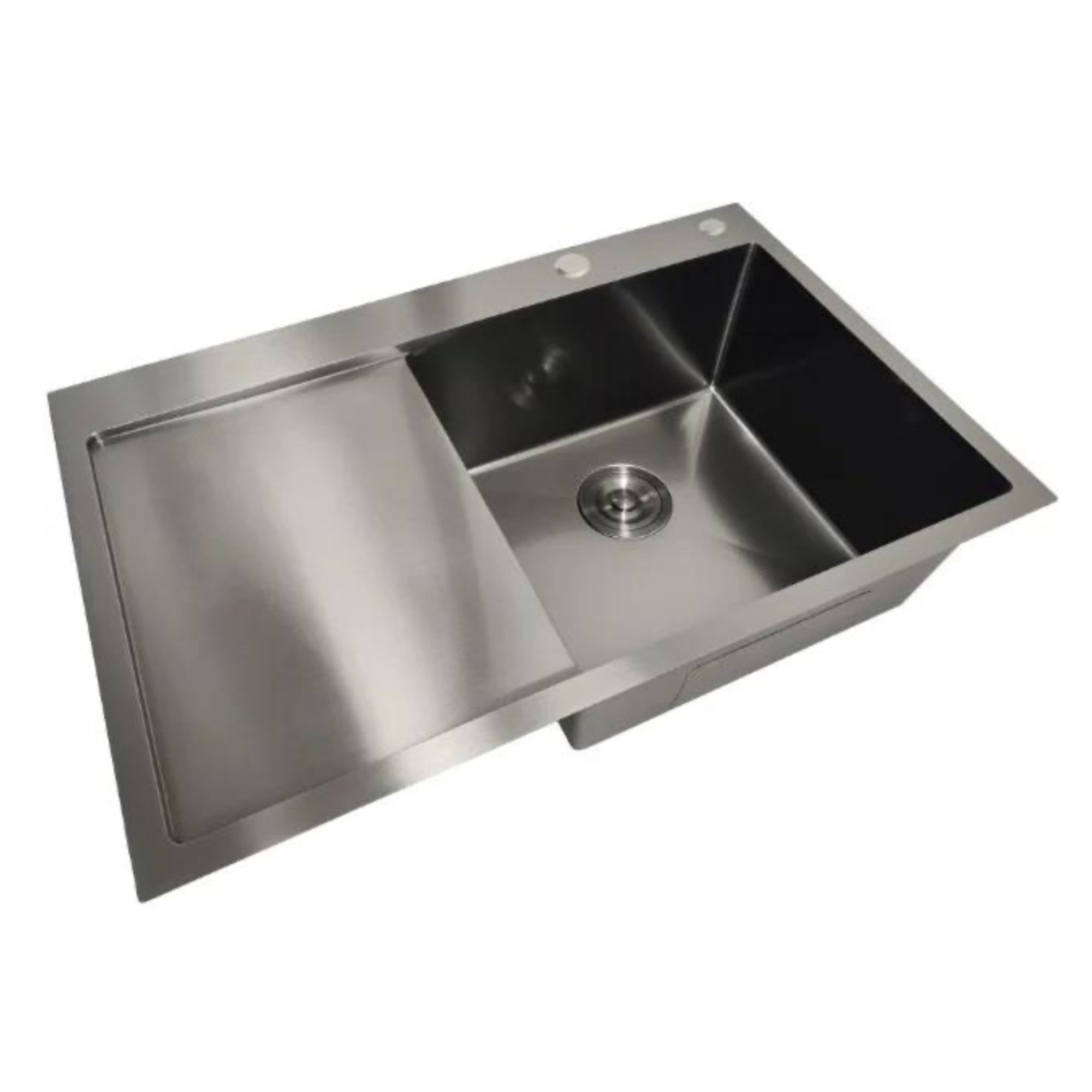 Кухонная мойка Stellar Decor S6550NB-R-D (нано черный) фото-3