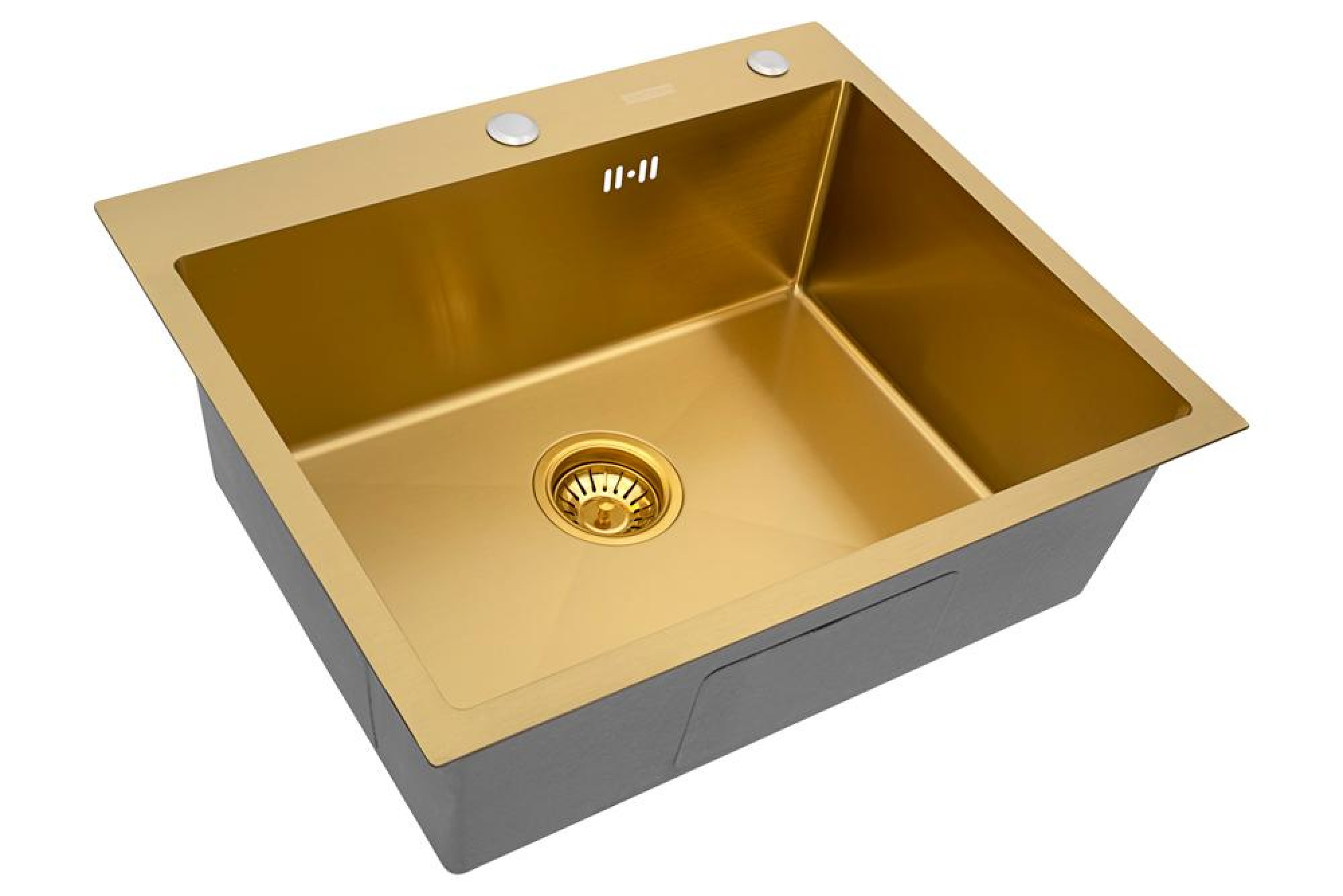 Кухонная мойка ARFEKA Eco AR 600*500 Golden PVD Nano - фото2