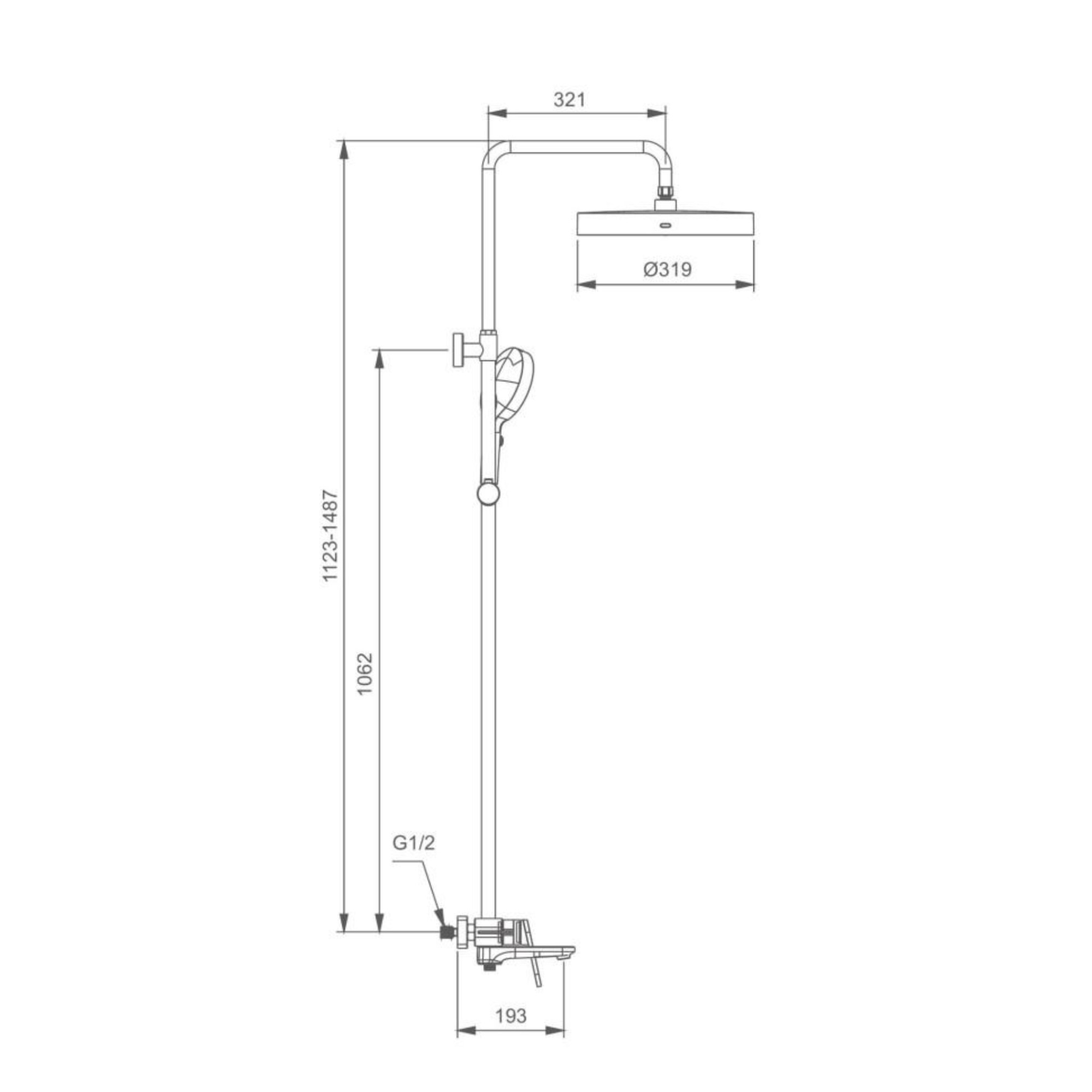 Душевая система Gappo G2427-3 фото-3