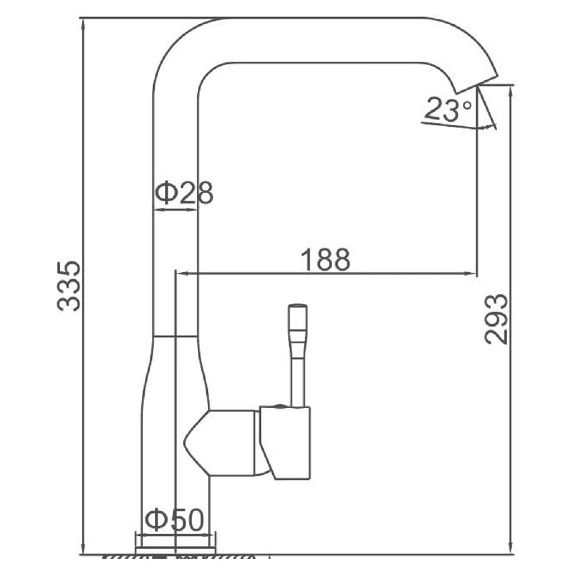 Смеситель Ledeme H98 L4698M (светло-бежевый матовый) - фото2