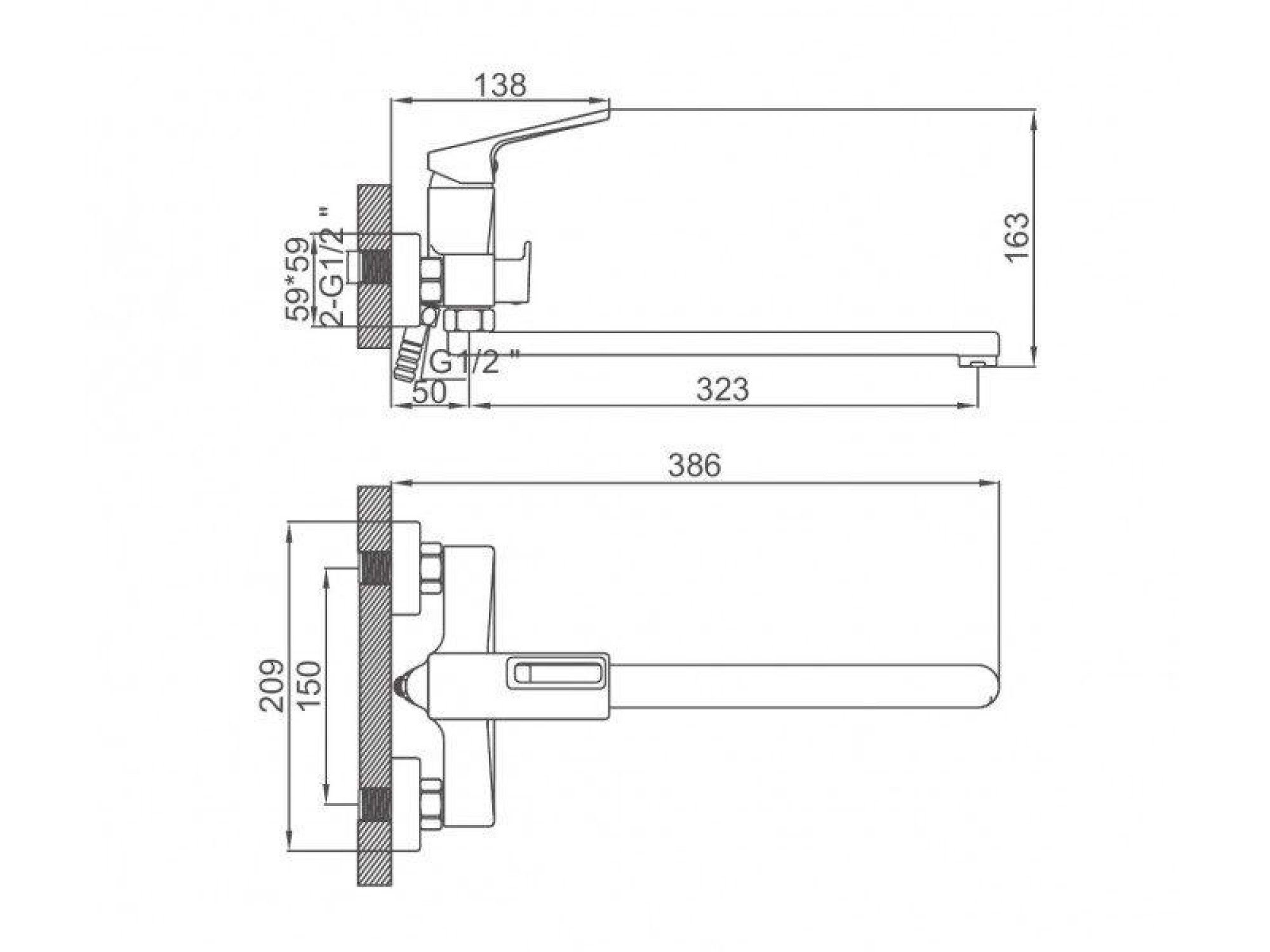 Смеситель Ledeme L2292D фото-5