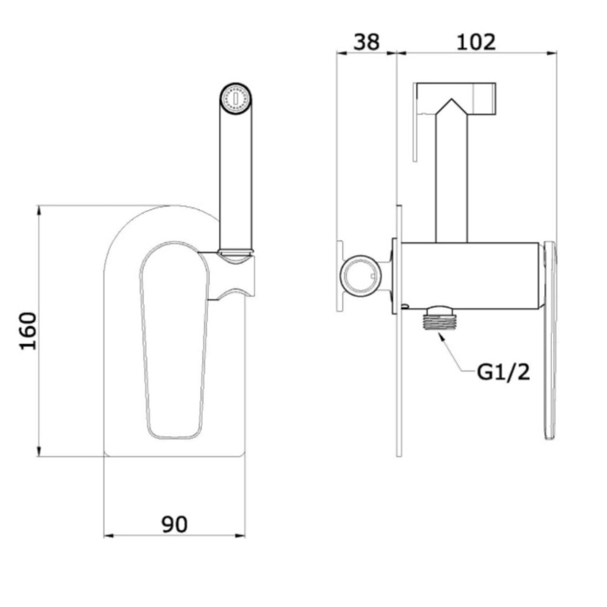 Гигиенический душ Ganzer GZ02157 фото-10
