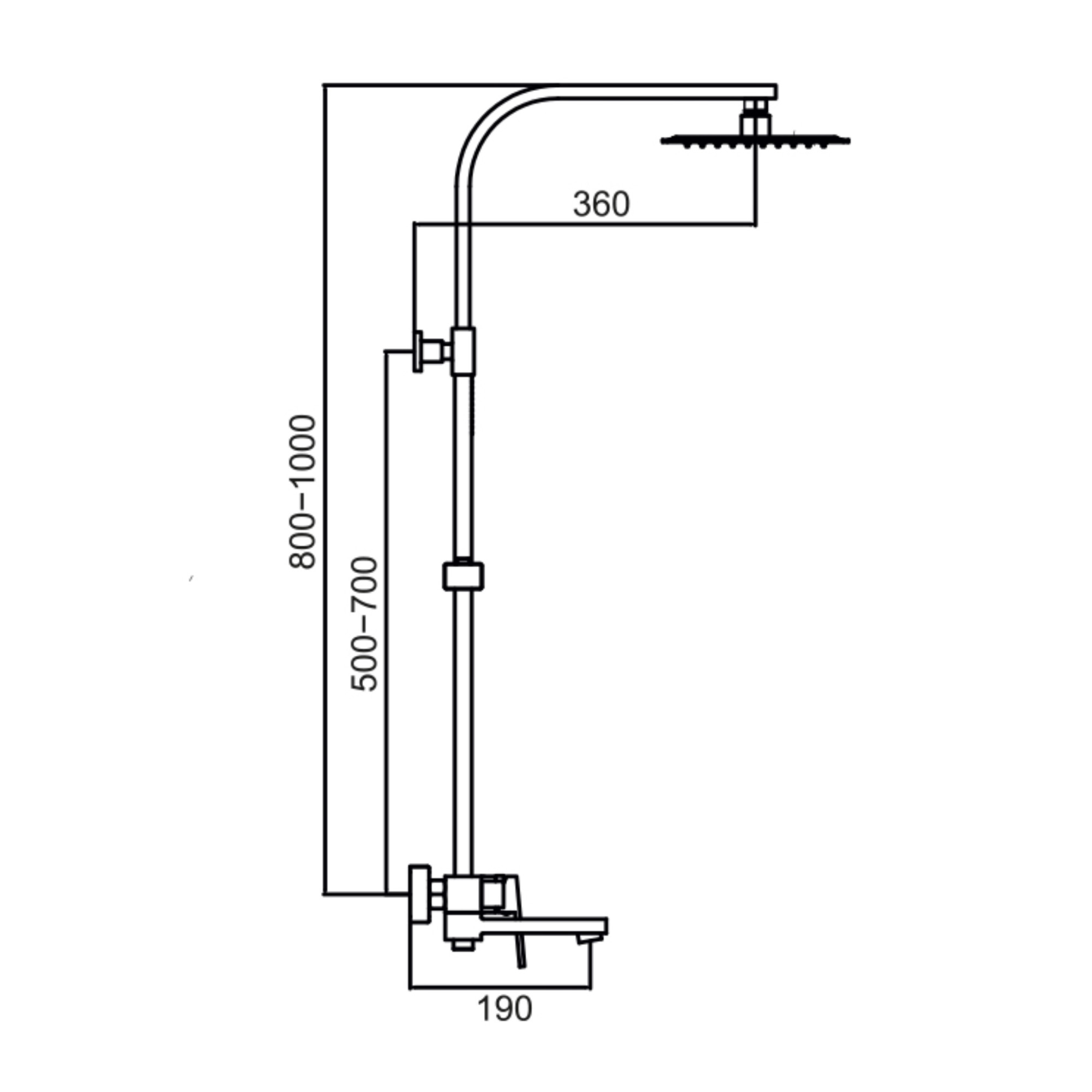 Душевая система Hansen HL33095-D фото-3 Душевая система Hansen HL33095-D фото-3