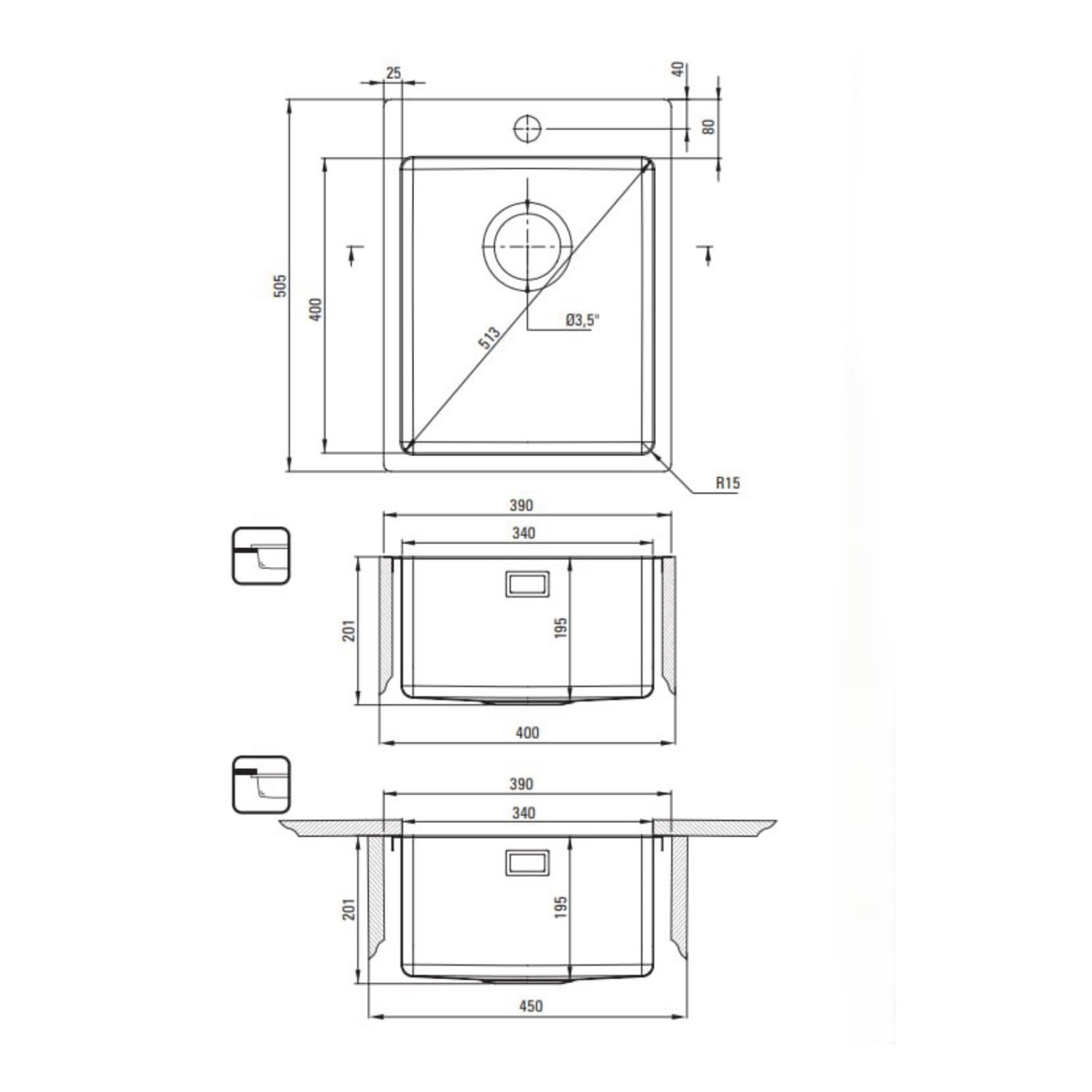 Кухонная мойка Deante ZPO_010E фото-3 Кухонная мойка Deante ZPO_010E фото-3