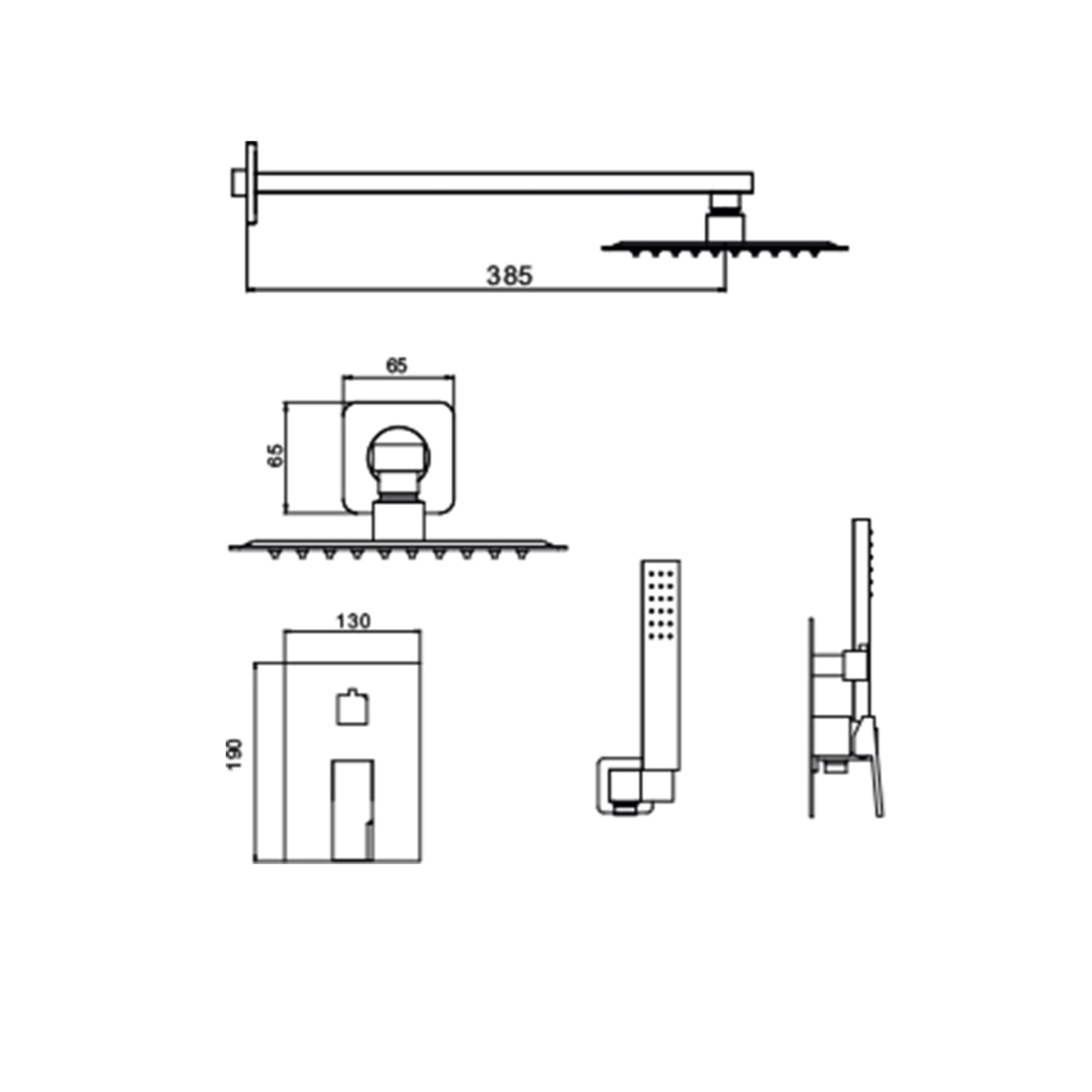 Душевая система  Hansen HL36095 - фото2