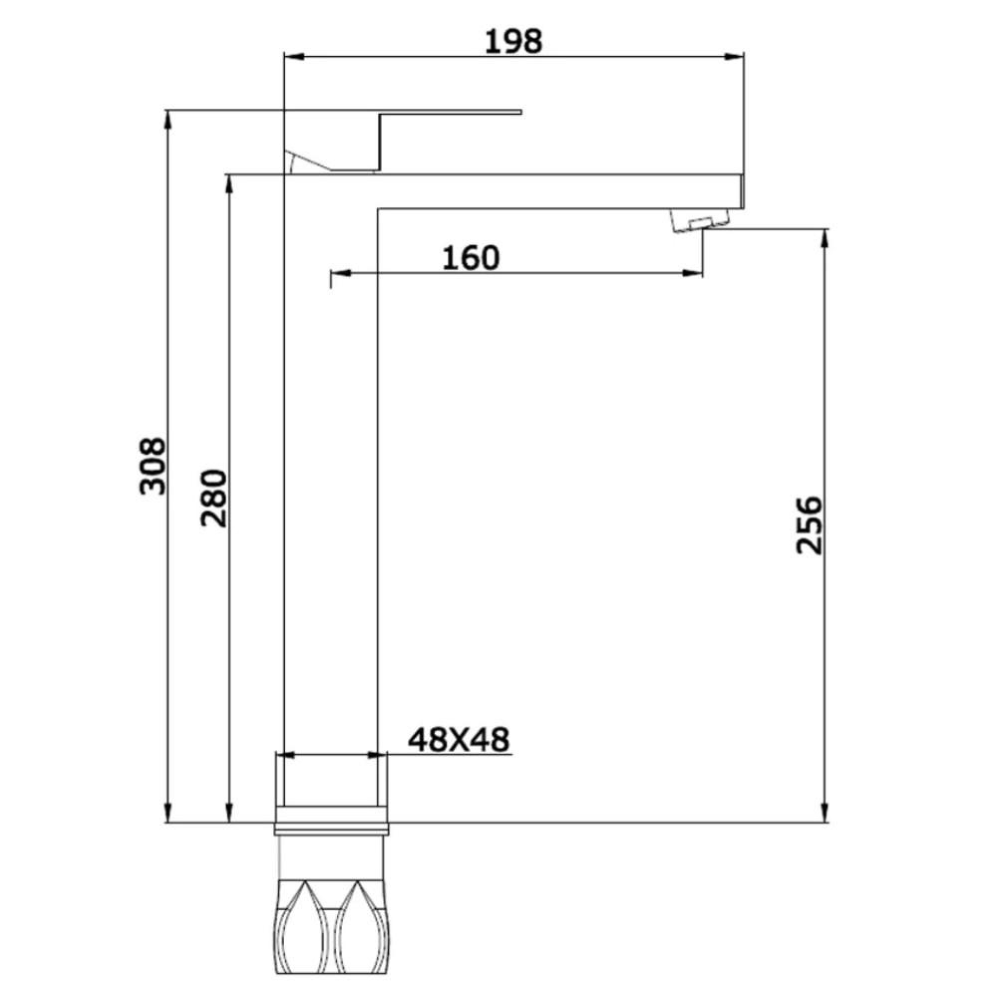 Смеситель Vieir V363512-S - фото2 Смеситель Vieir V363512-S - фото2