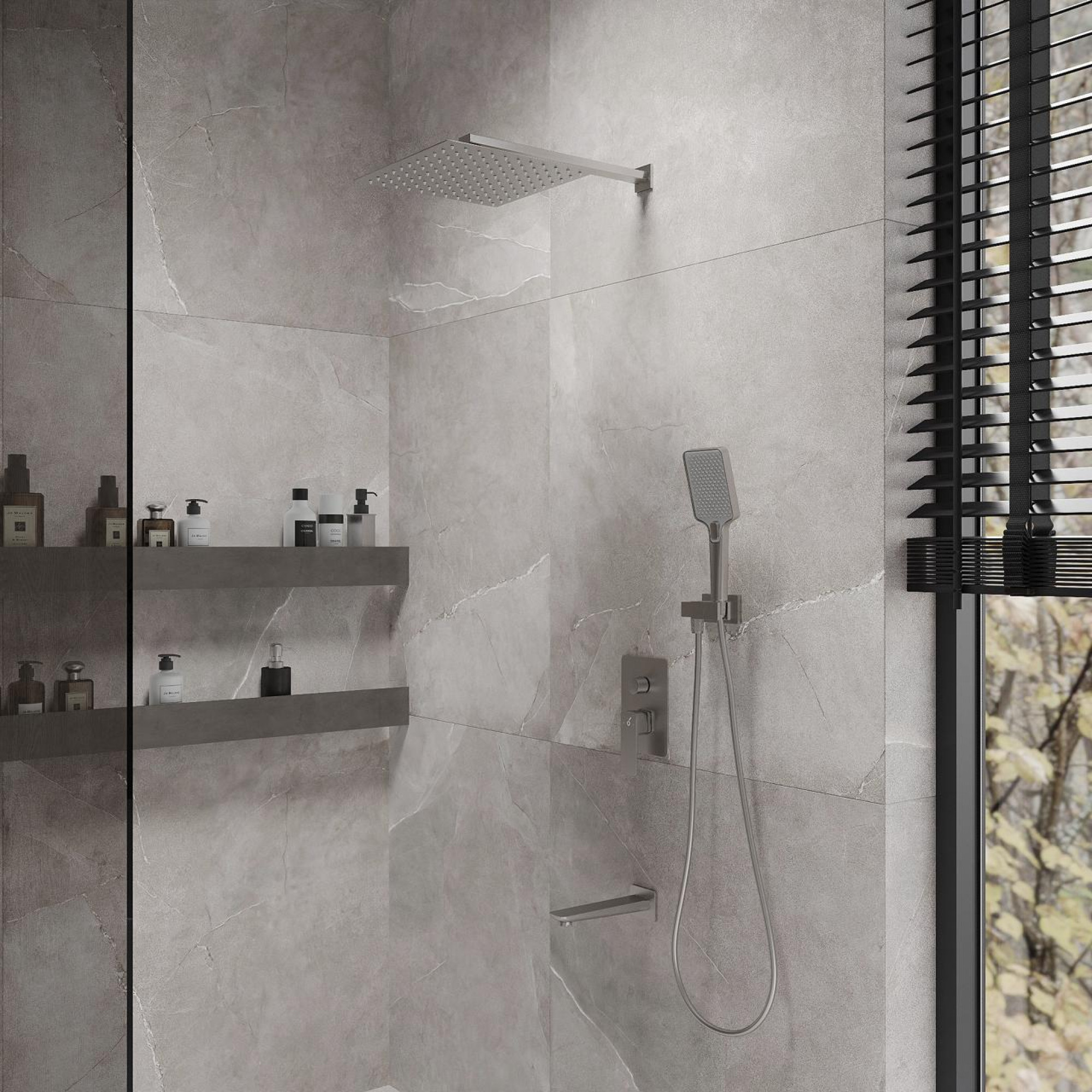 Душевая система  Oliveeka OL-88939003-BN - фото2