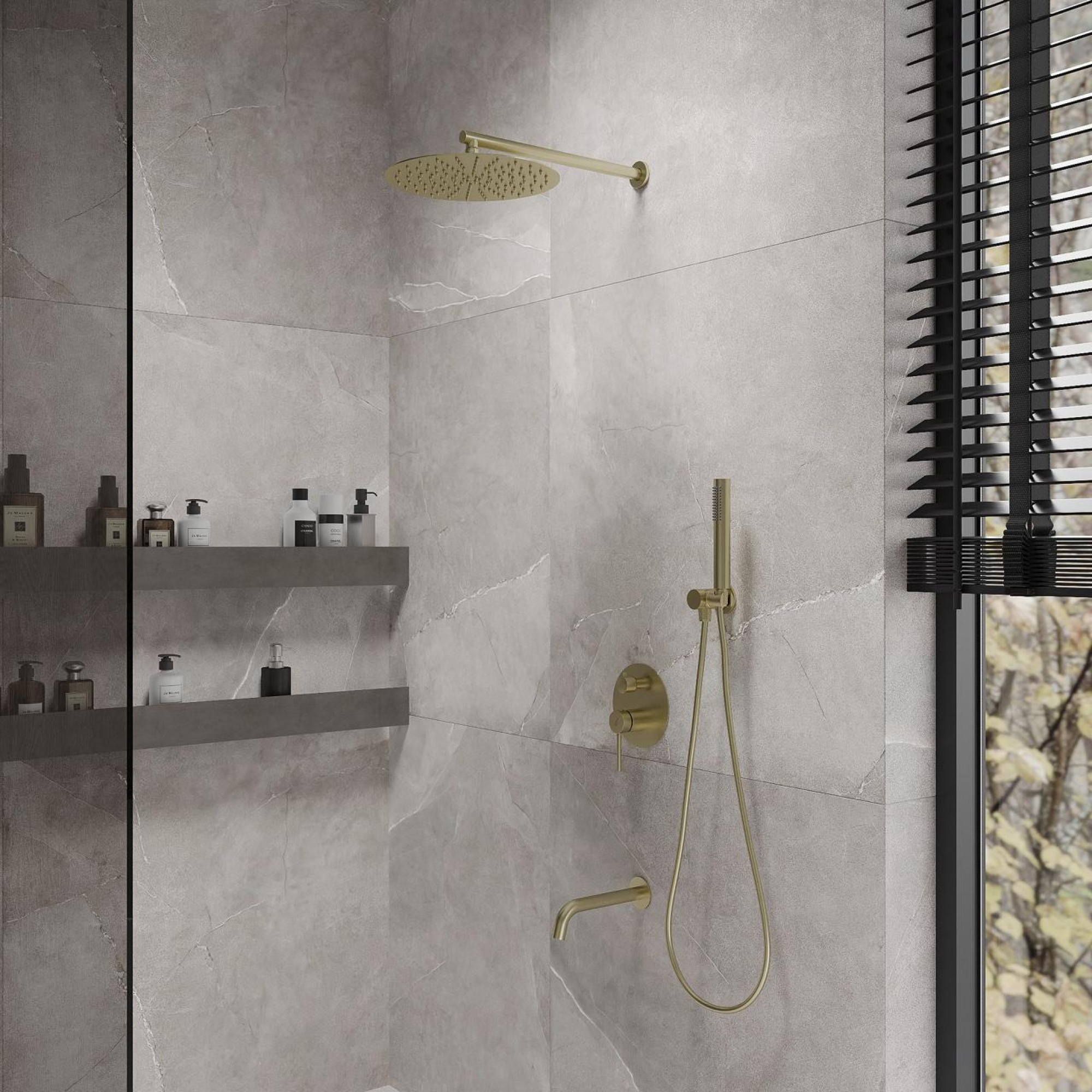 Душевая система  Oliveeka OL-88939017-BG - фото2