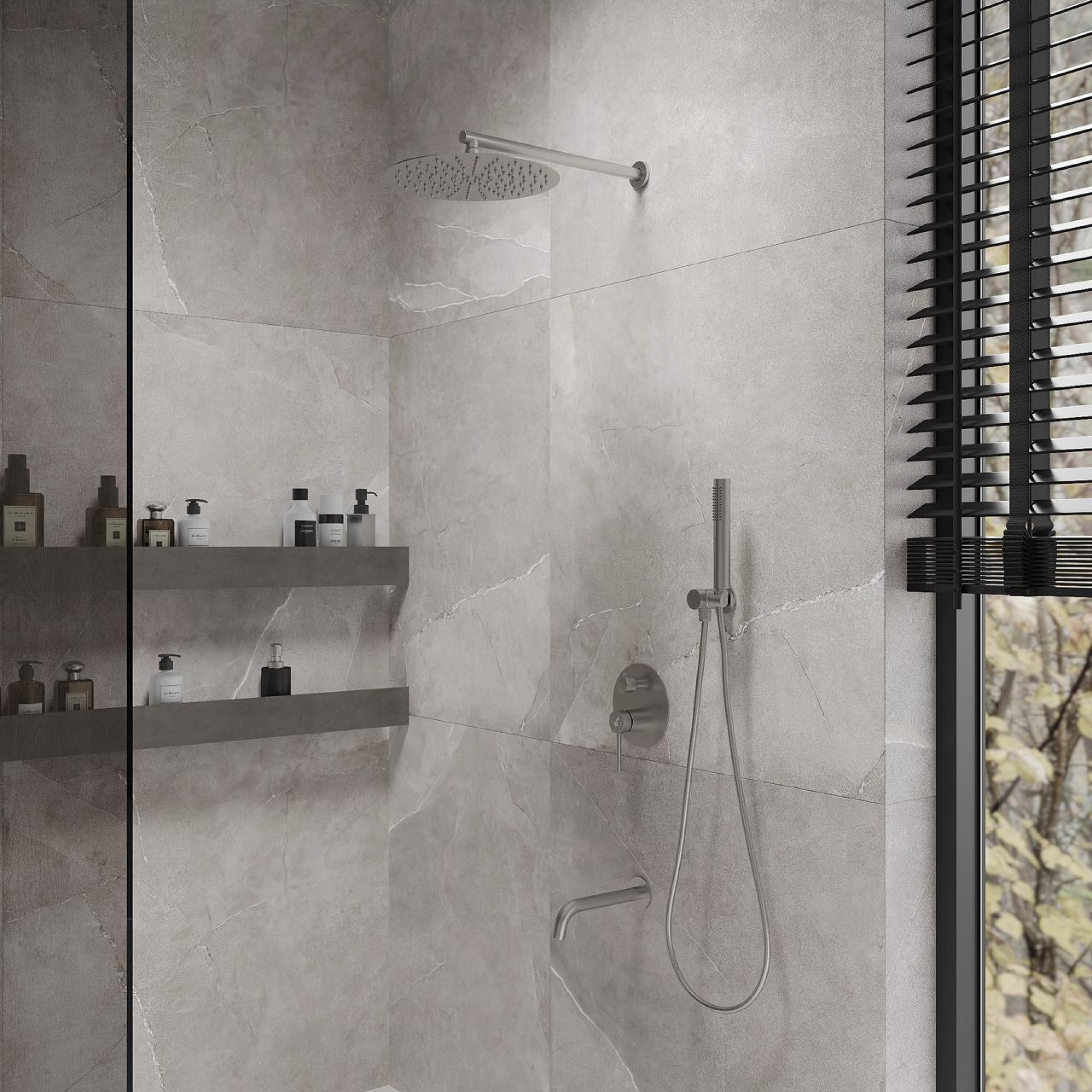 Душевая система  Oliveeka OL-88939017-BN - фото2