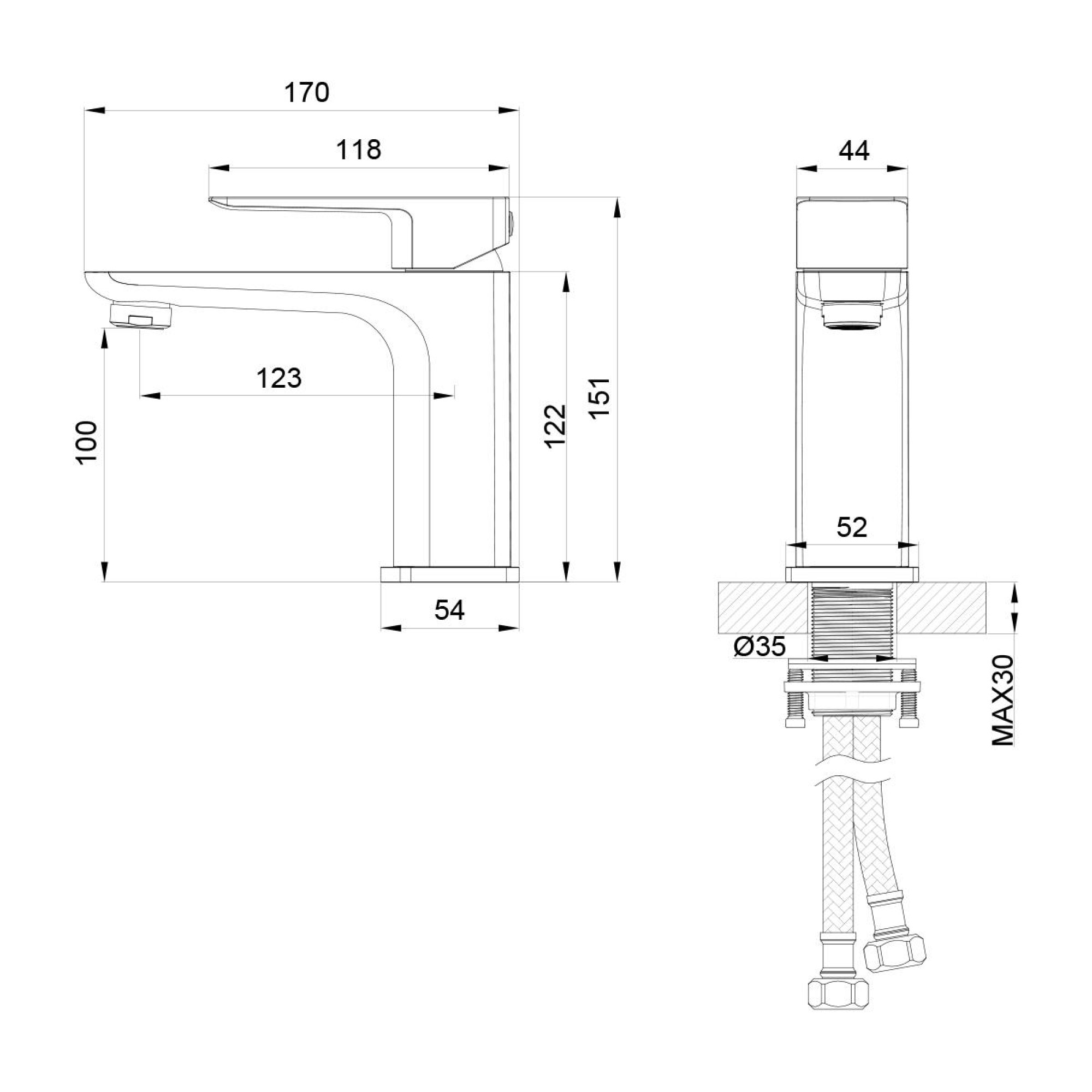 Смеситель Oliveeka 139003 (оруженая сталь) фото-6
