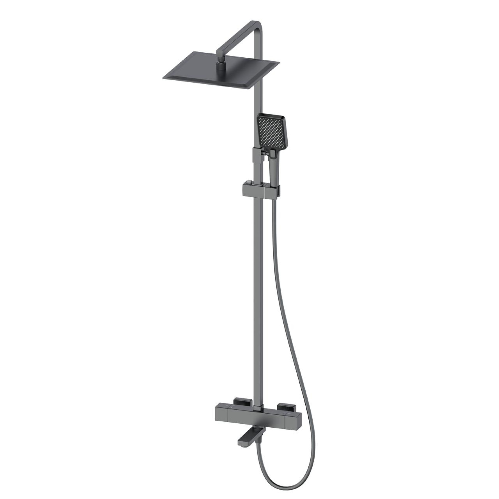 Душевая система Oliveeka 739901 (оружейная сталь) - фото1 Душевая система Oliveeka 739901 (оружейная сталь) - фото1