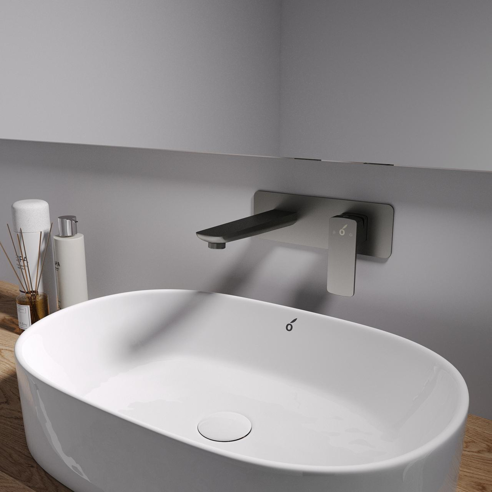 Смеситель Oliveeka 869003 (оружейная сталь) - фото2