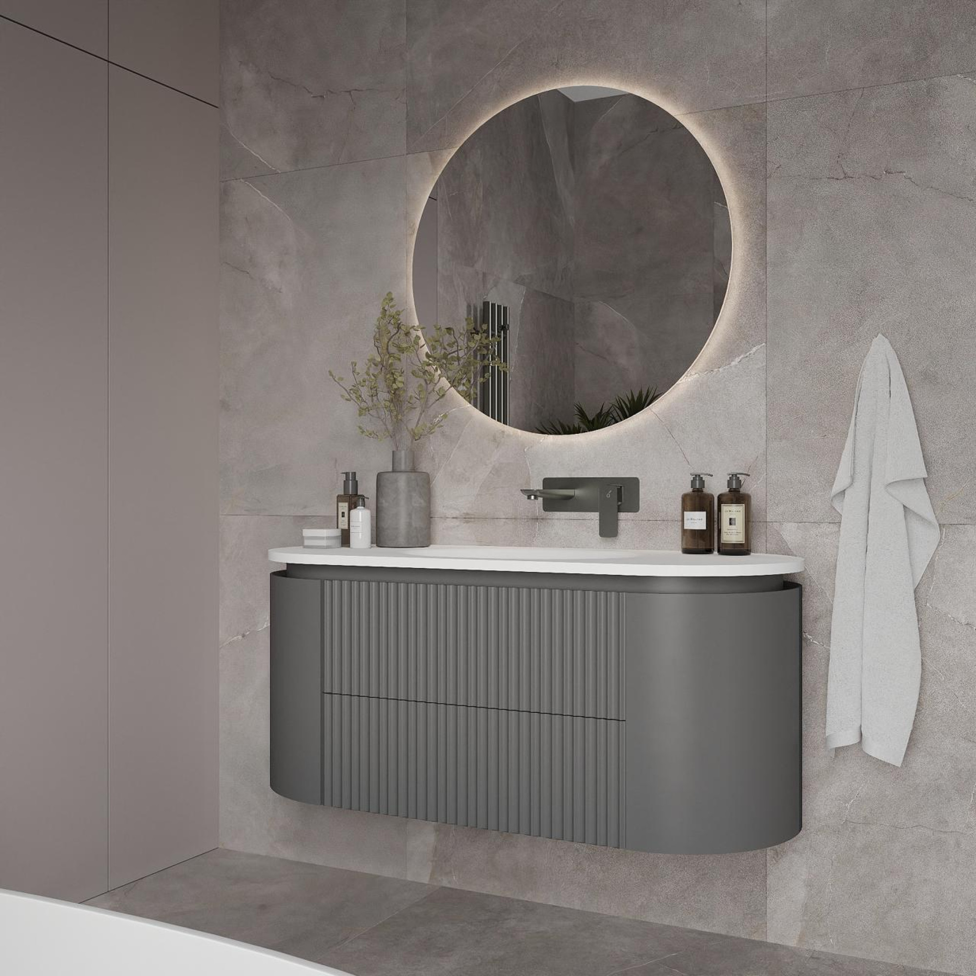 Смеситель Oliveeka 869003 (оружейная сталь) фото-3