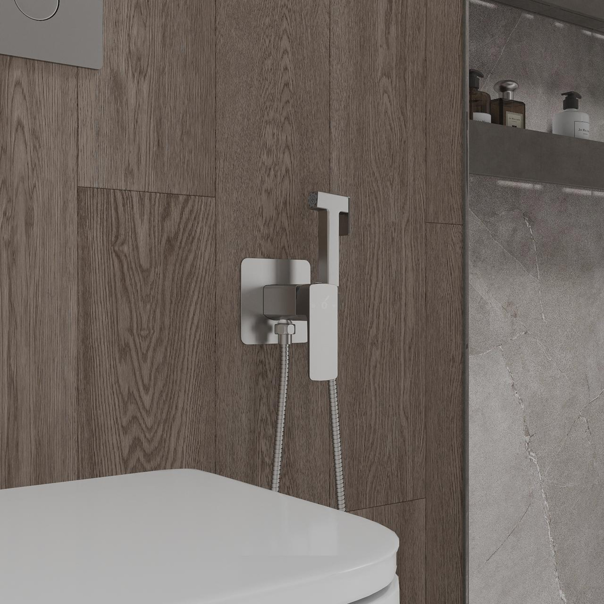 Гигиенический душ Oliveeka 829003 (никель) фото-3