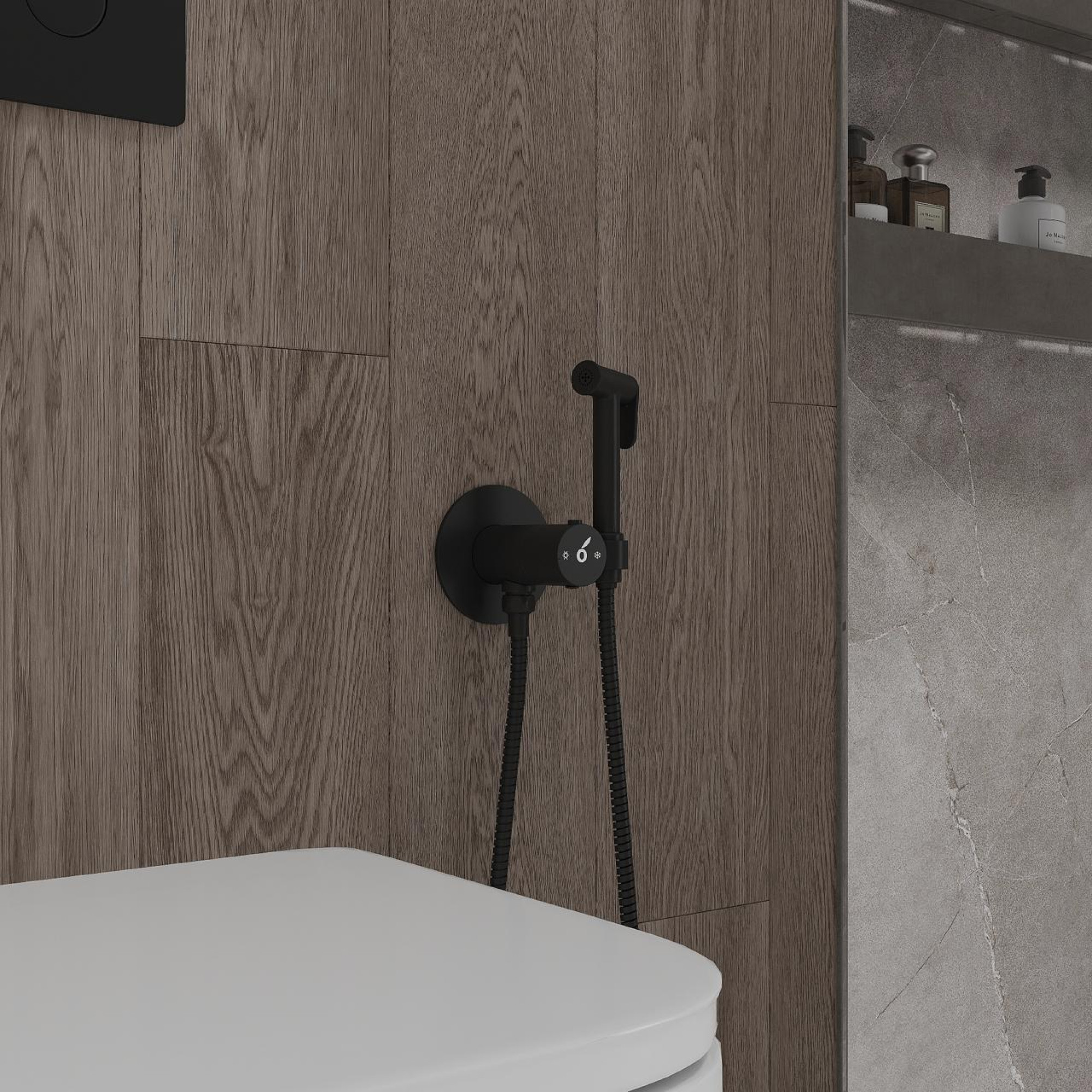 Гигиенический душ Oliveeka 829909 (черный) фото-3