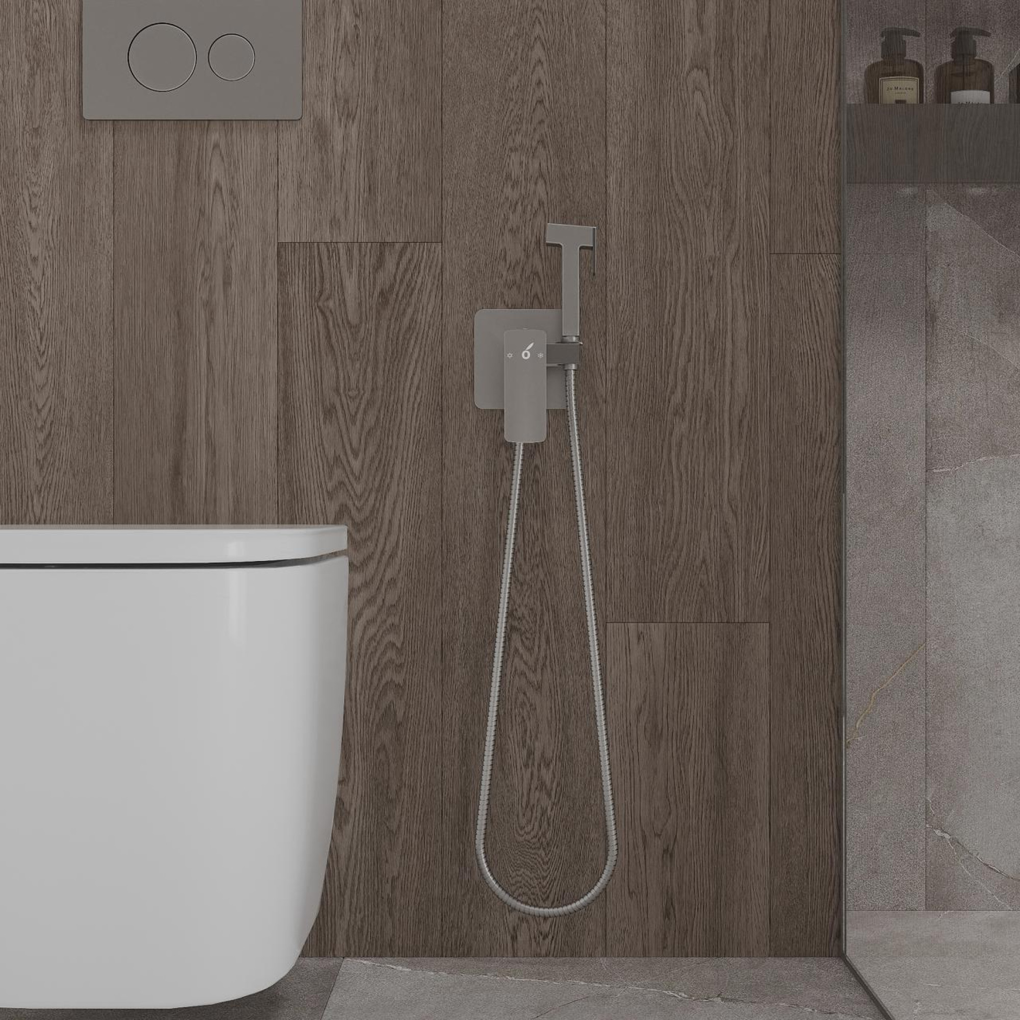 Гигиенический душ Oliveeka 829003 (никель) - фото2