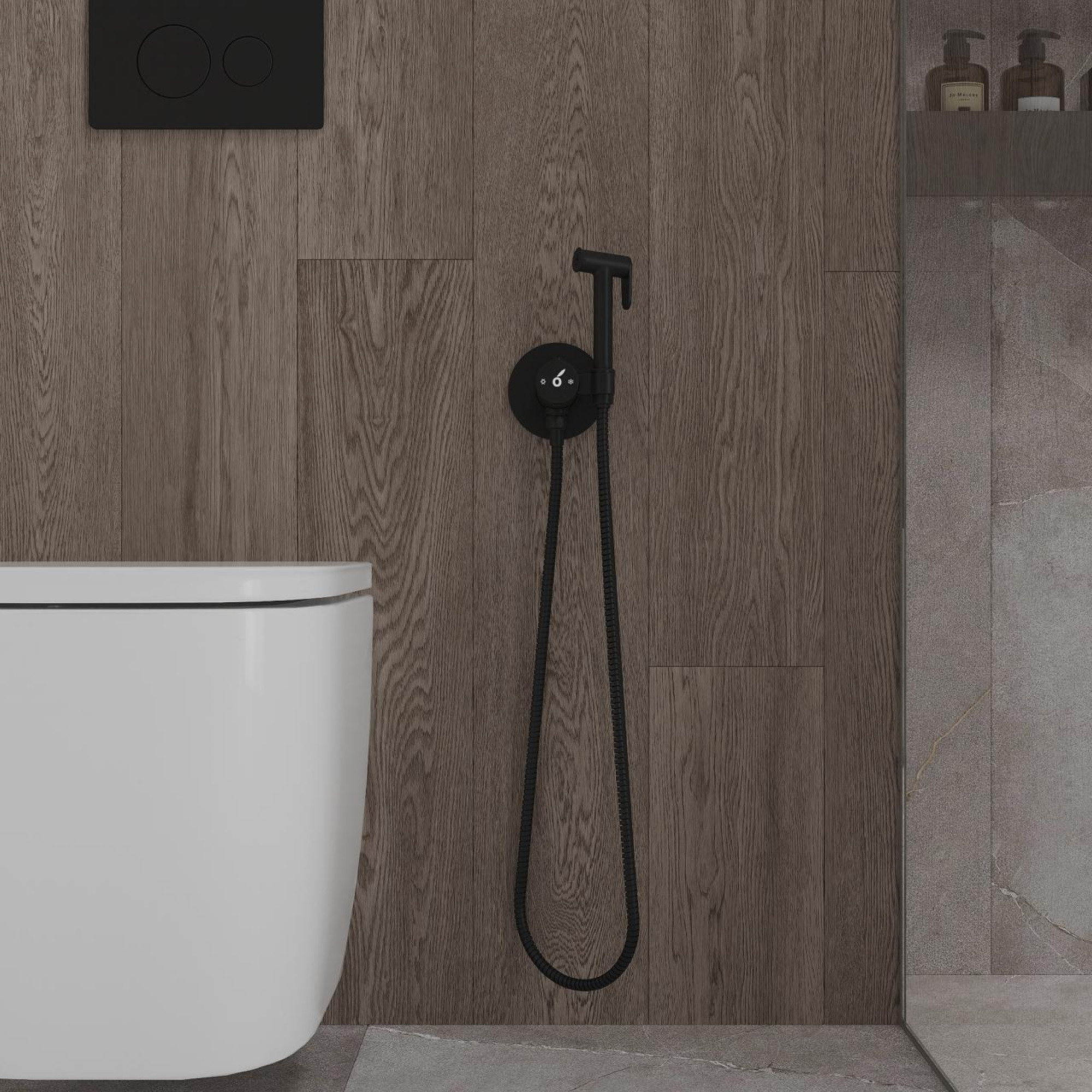 Гигиенический душ Oliveeka 829909 (черный) - фото2