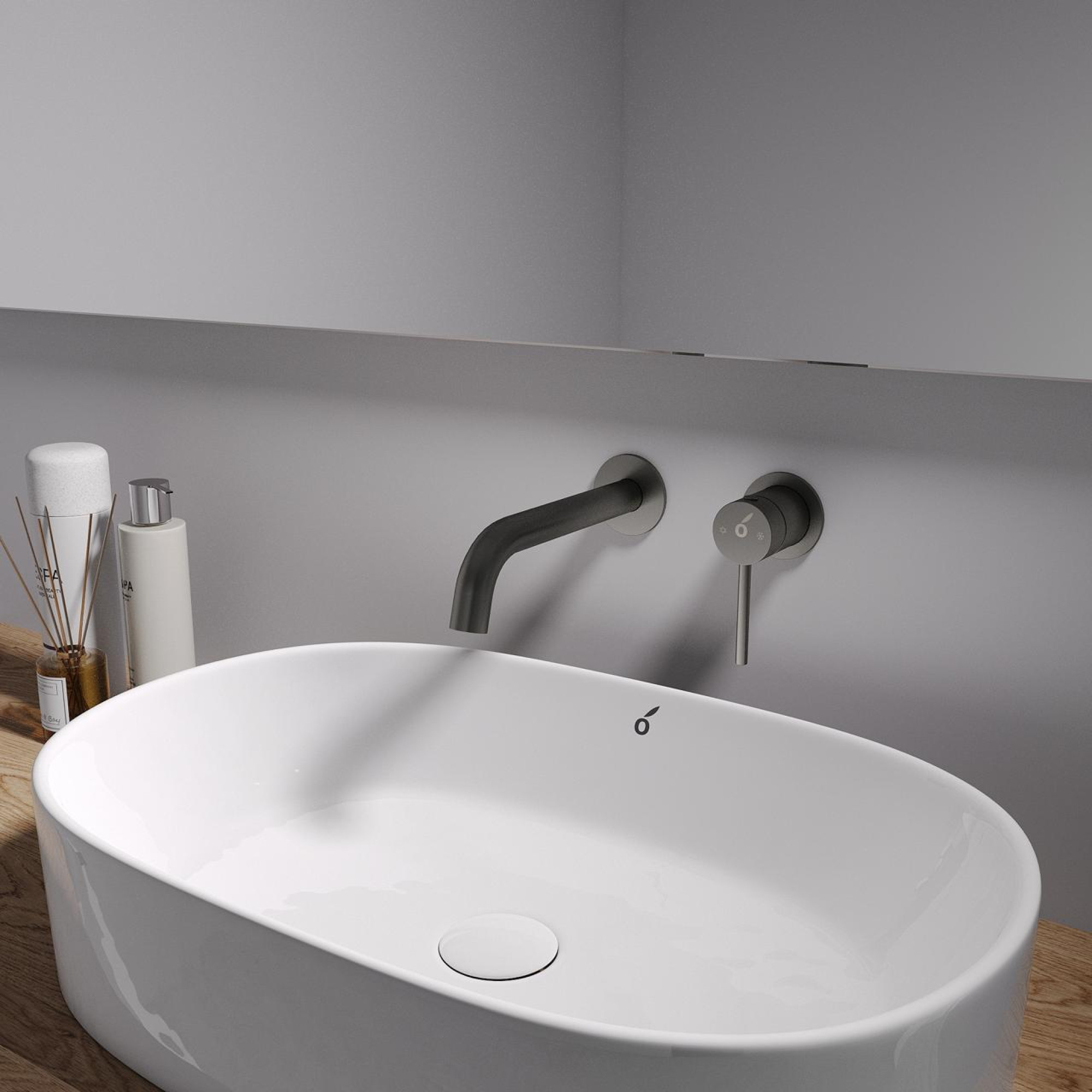 Смеситель Oliveeka 88869017 (оружейная сталь) - фото2