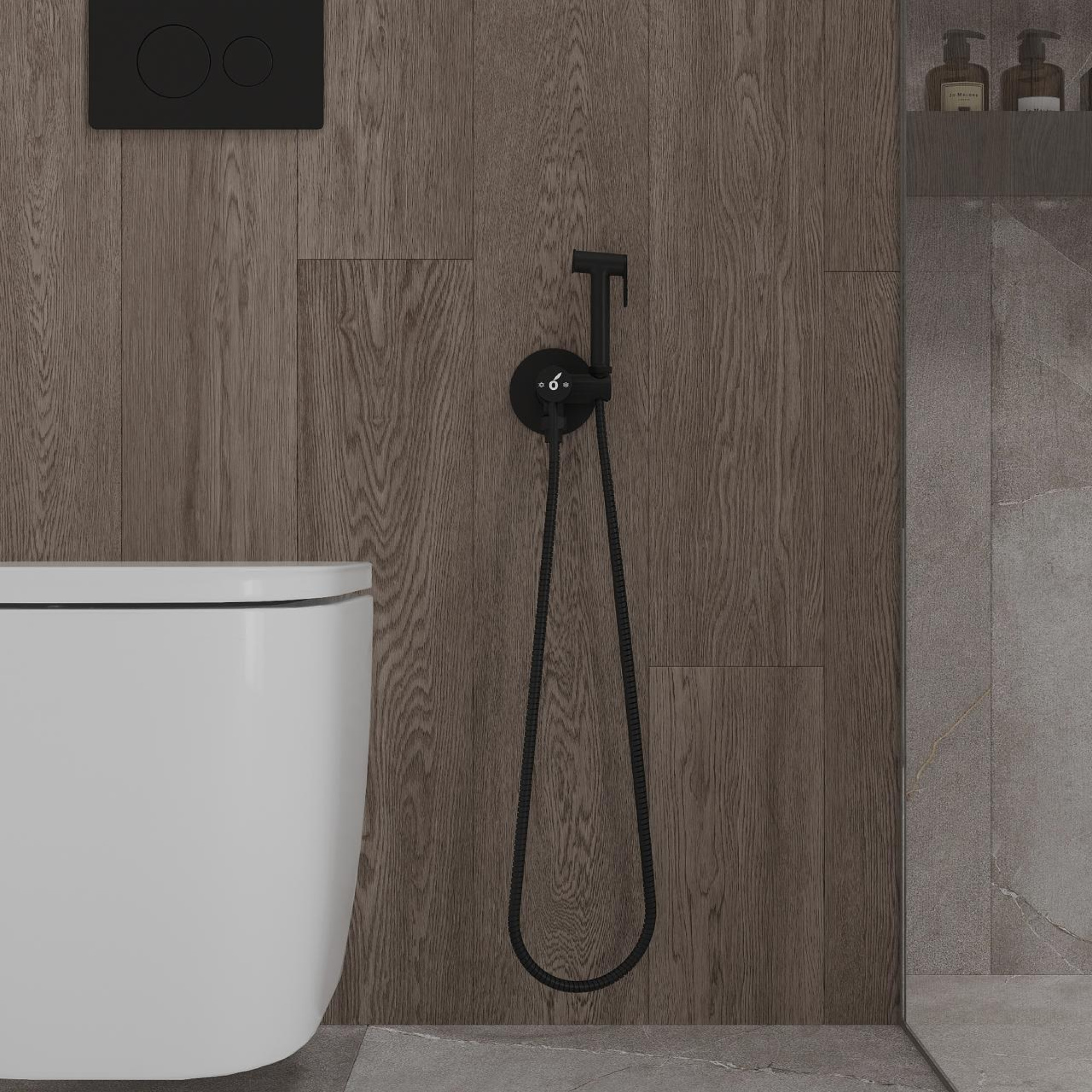 Гигиенический душ Oliveeka 829902 (черный) - фото2