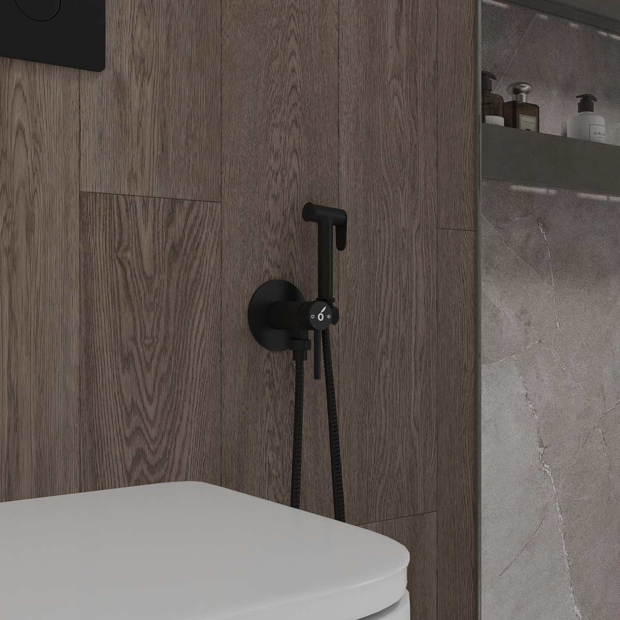 Гигиенический душ Oliveeka 829902 (черный) фото-3