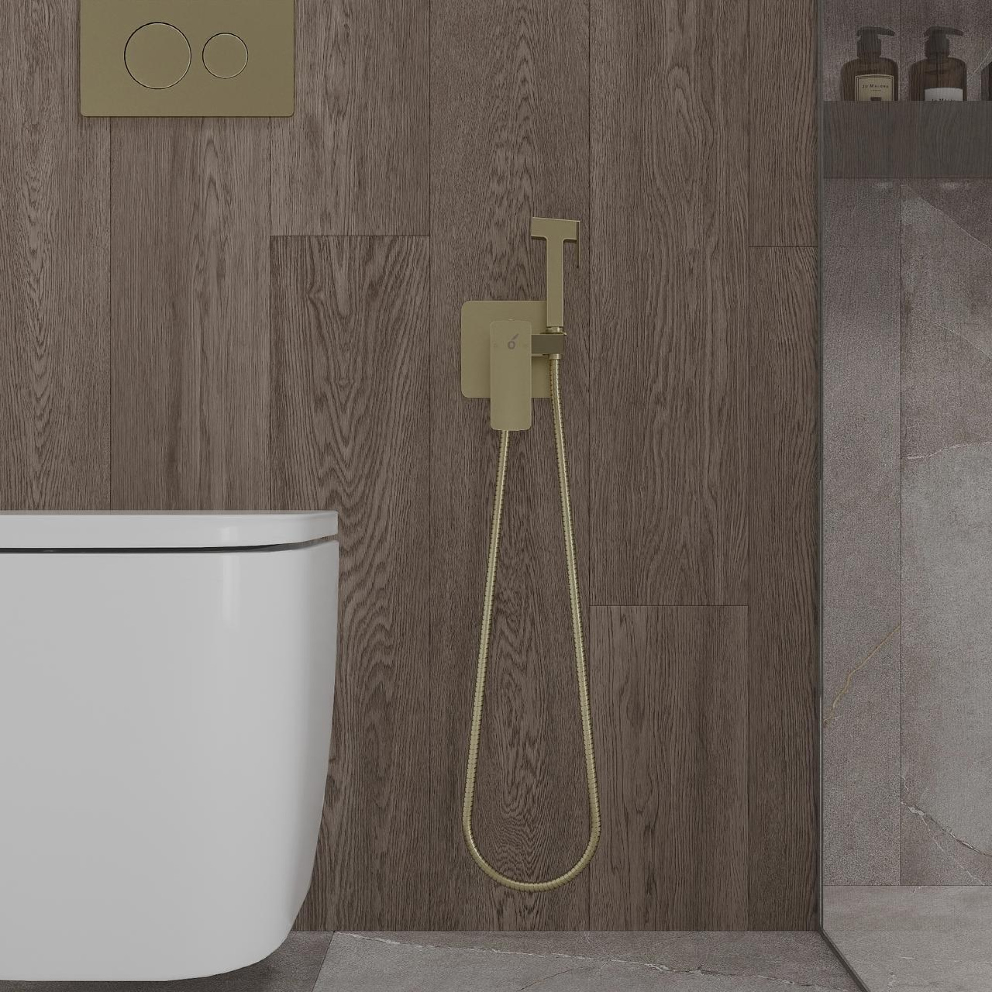 Гигиенический душ Oliveeka 829003 (золотой) - фото2