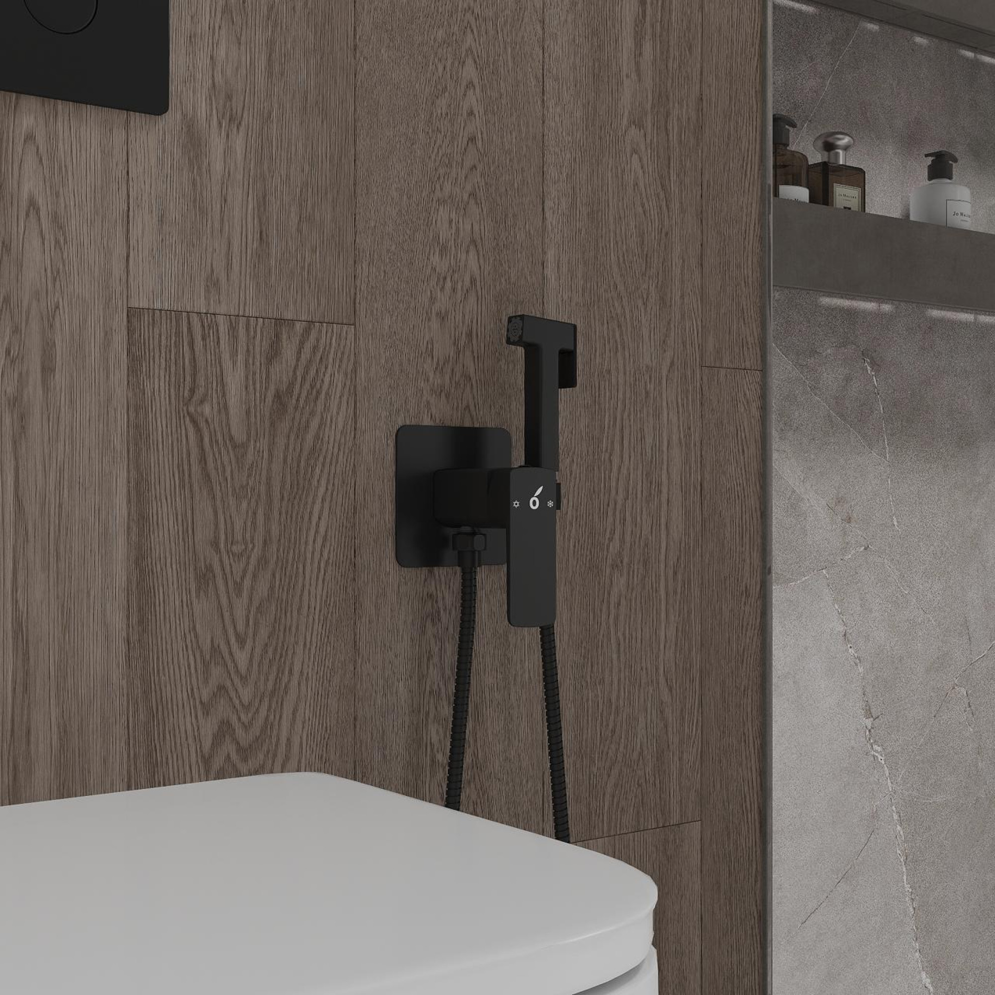 Гигиенический душ Oliveeka 829003 (черный) фото-3