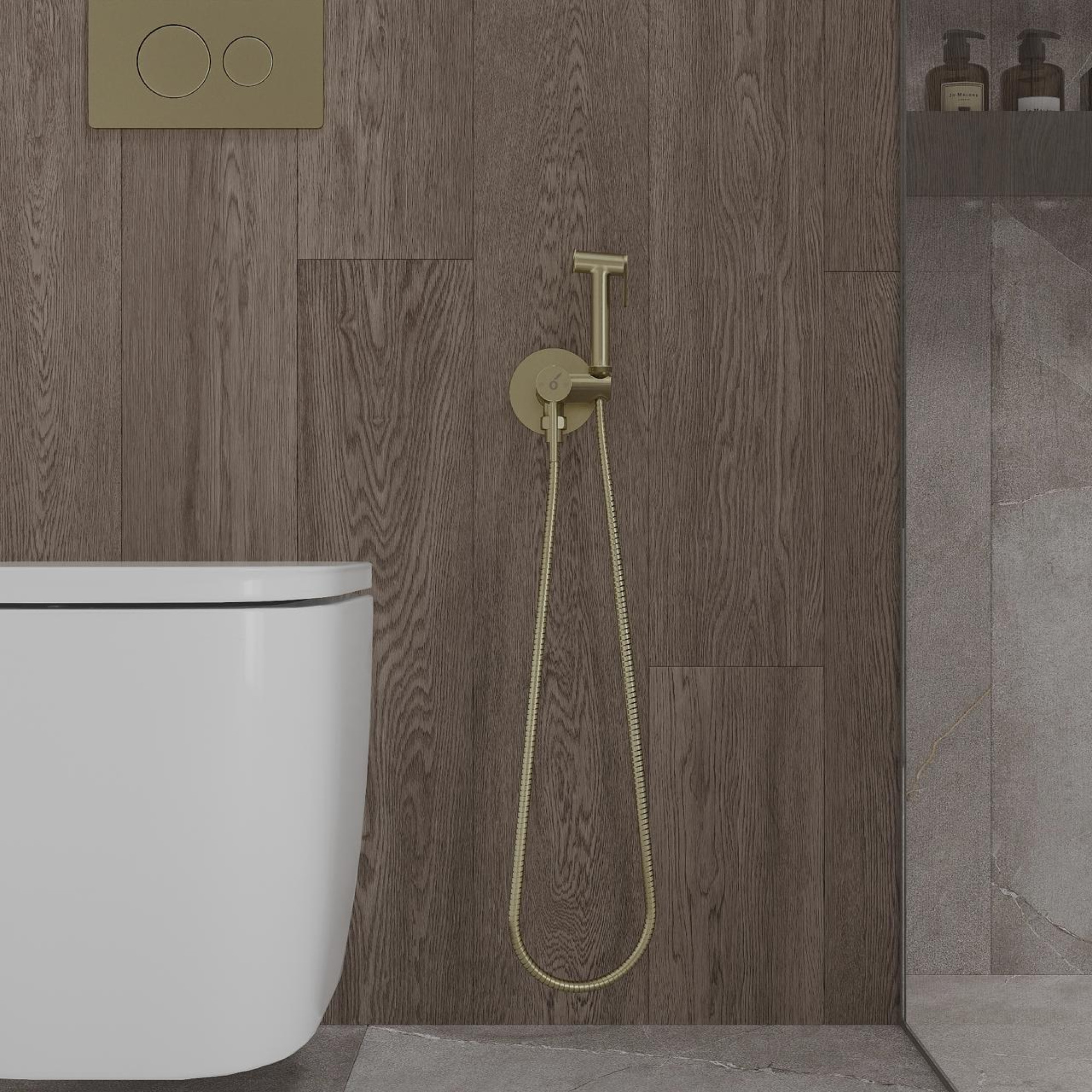 Гигиенический душ Oliveeka 829902 (золотой) - фото2