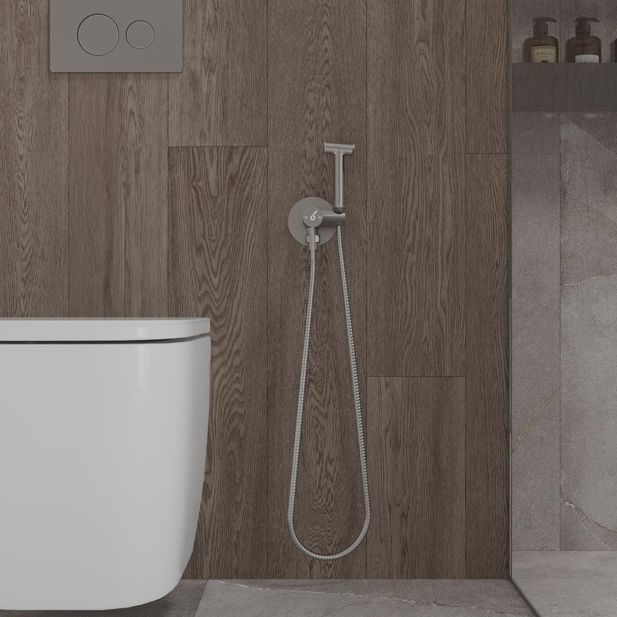 Гигиенический душ Oliveeka 829902 (никель) - фото2