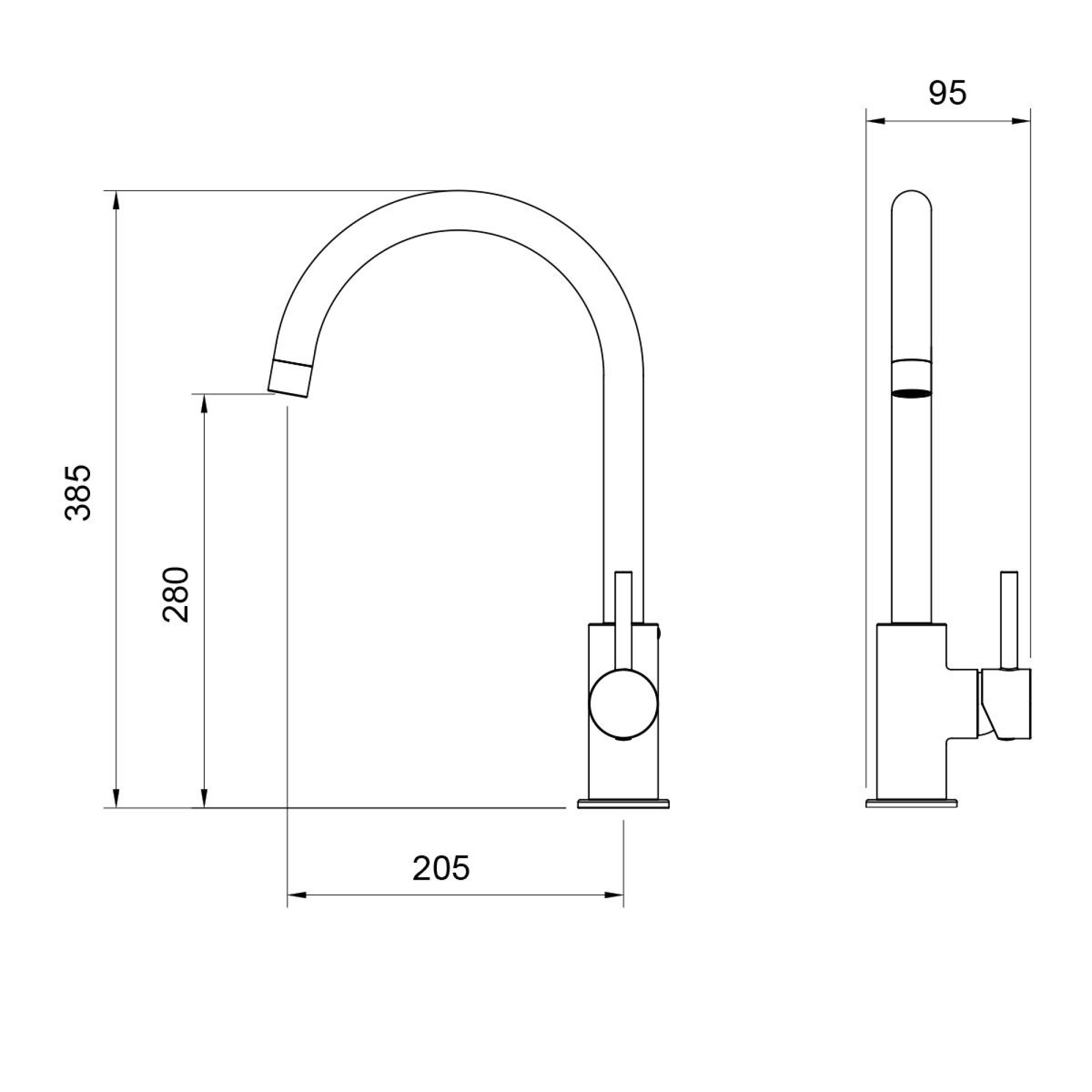 Смеситель Oliveeka 963002 (никель) фото-3